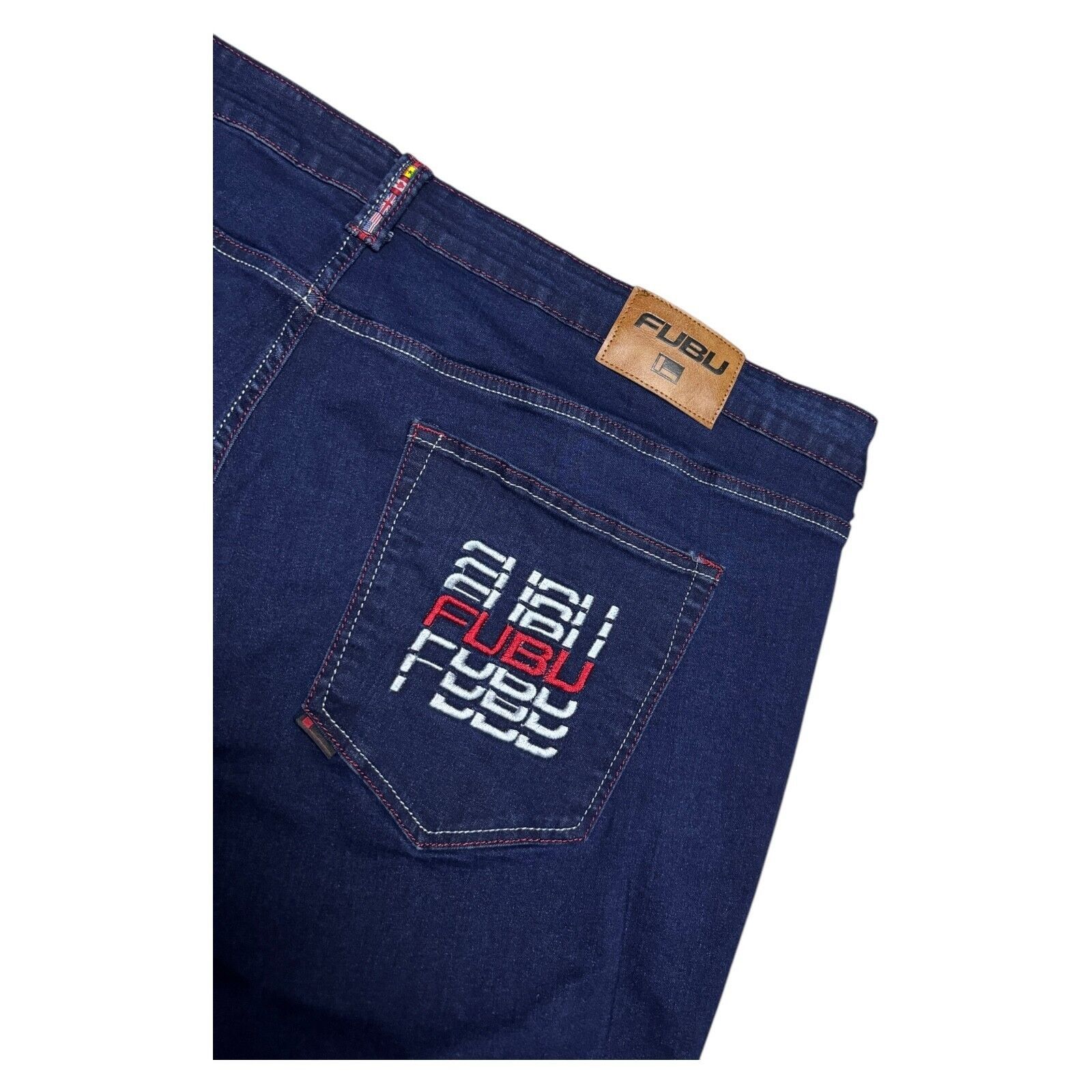 Fubu FUBU Vintage Y2K Designer Streetwear Denim Jeans 48x30 Size US 44 / EU 60 - 2 Thumbnail