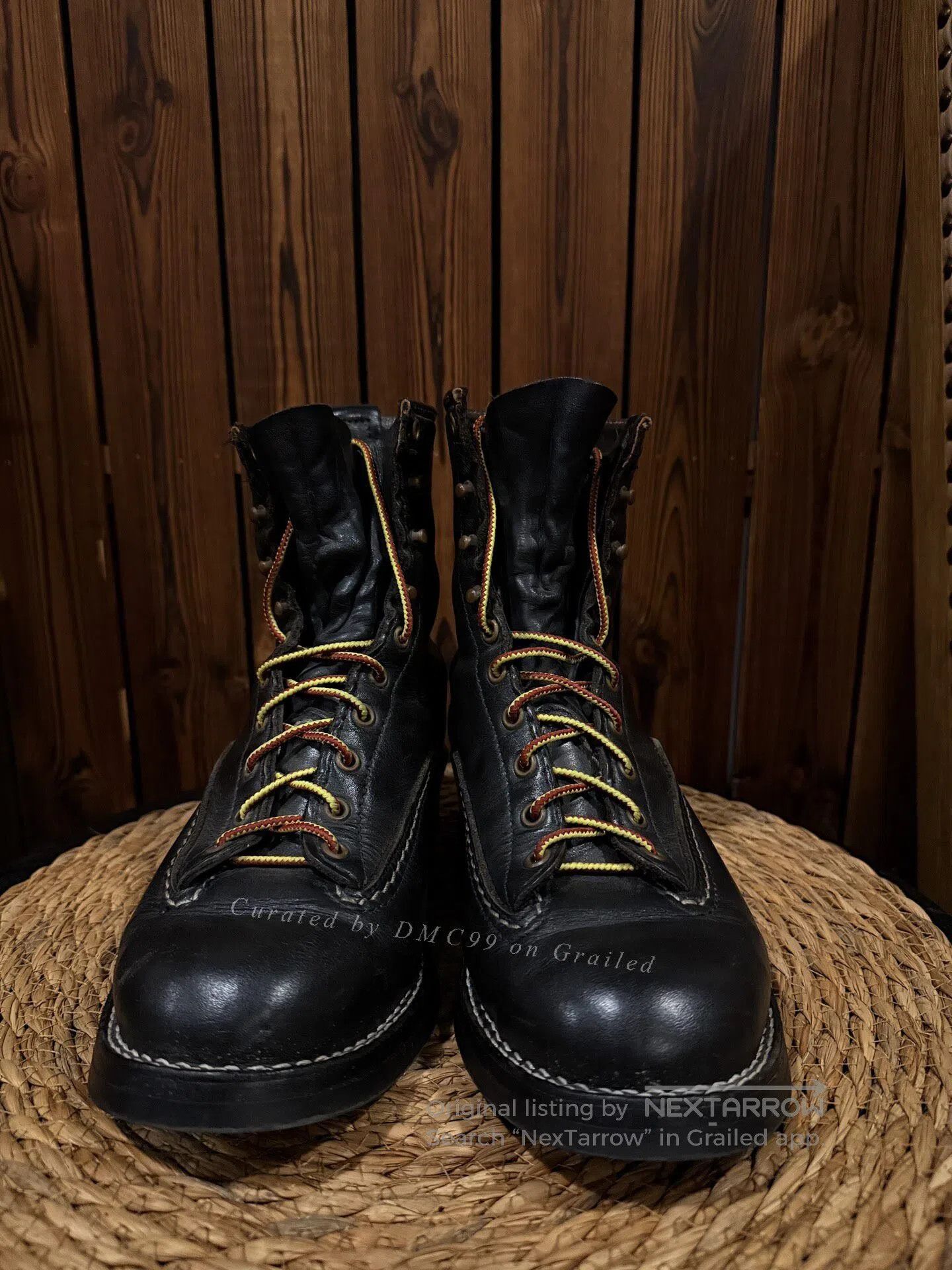 WESCO Wesco Jobmaster 7.5D Black Work Boots. Size US 7.5 / EU 40-41 - 1 Thumbnail