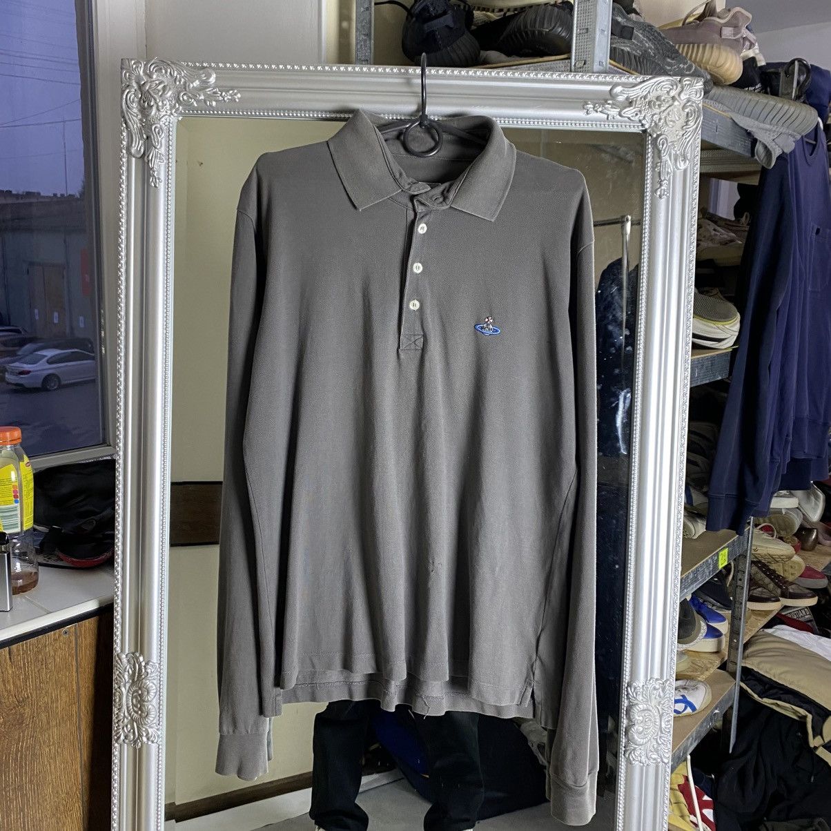 Vivienne Westwood Vivienne Westwood Polo Long Sleeve Shirt Orb Logo Basic Size US L / EU 52-54 / 3 - 1 Thumbnail
