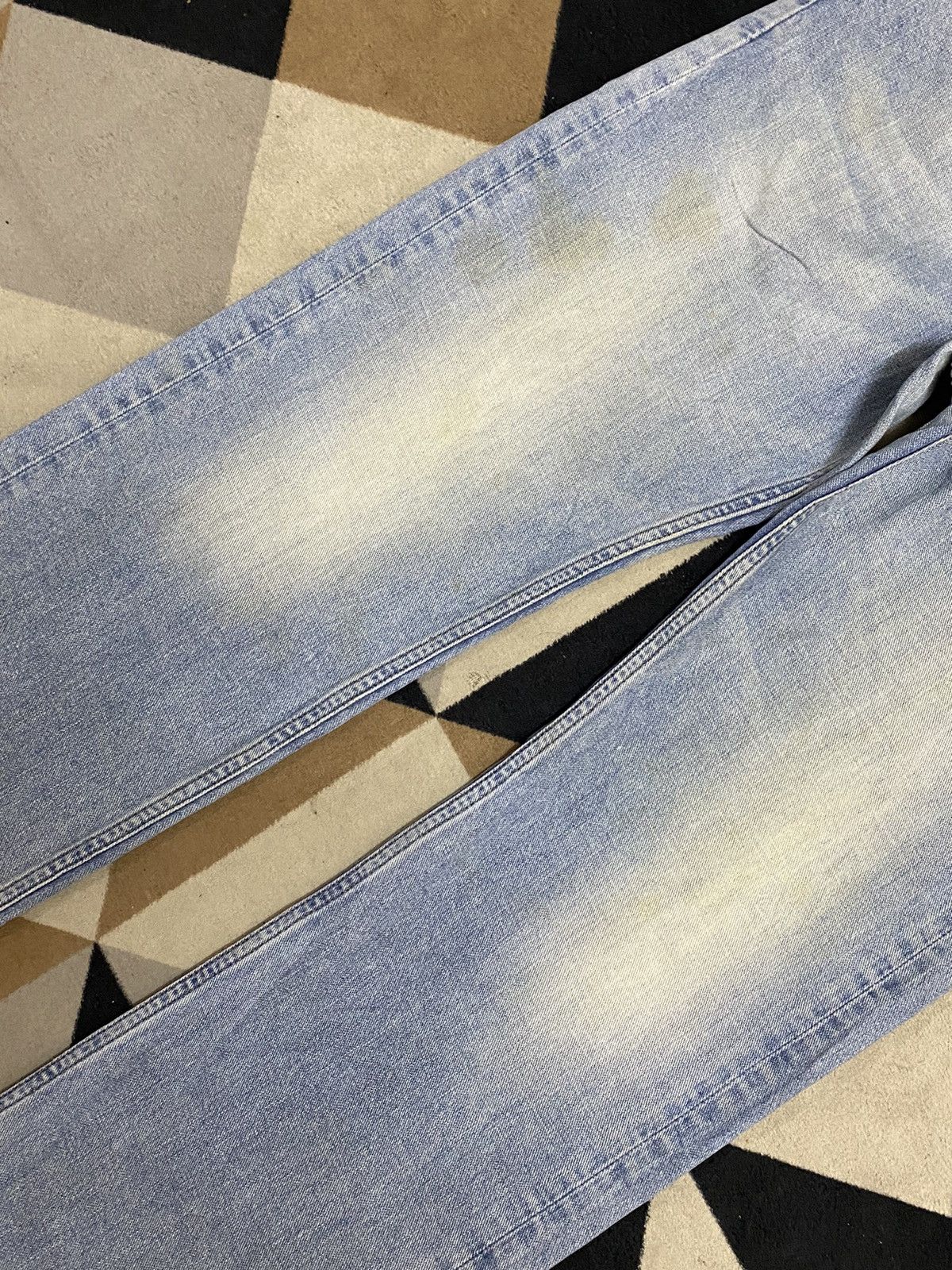 Diesel Vtg Diesel Larkee Faded Wash Butterfly Botton Loose Jeans Size US 34 / EU 50 - 7 Thumbnail