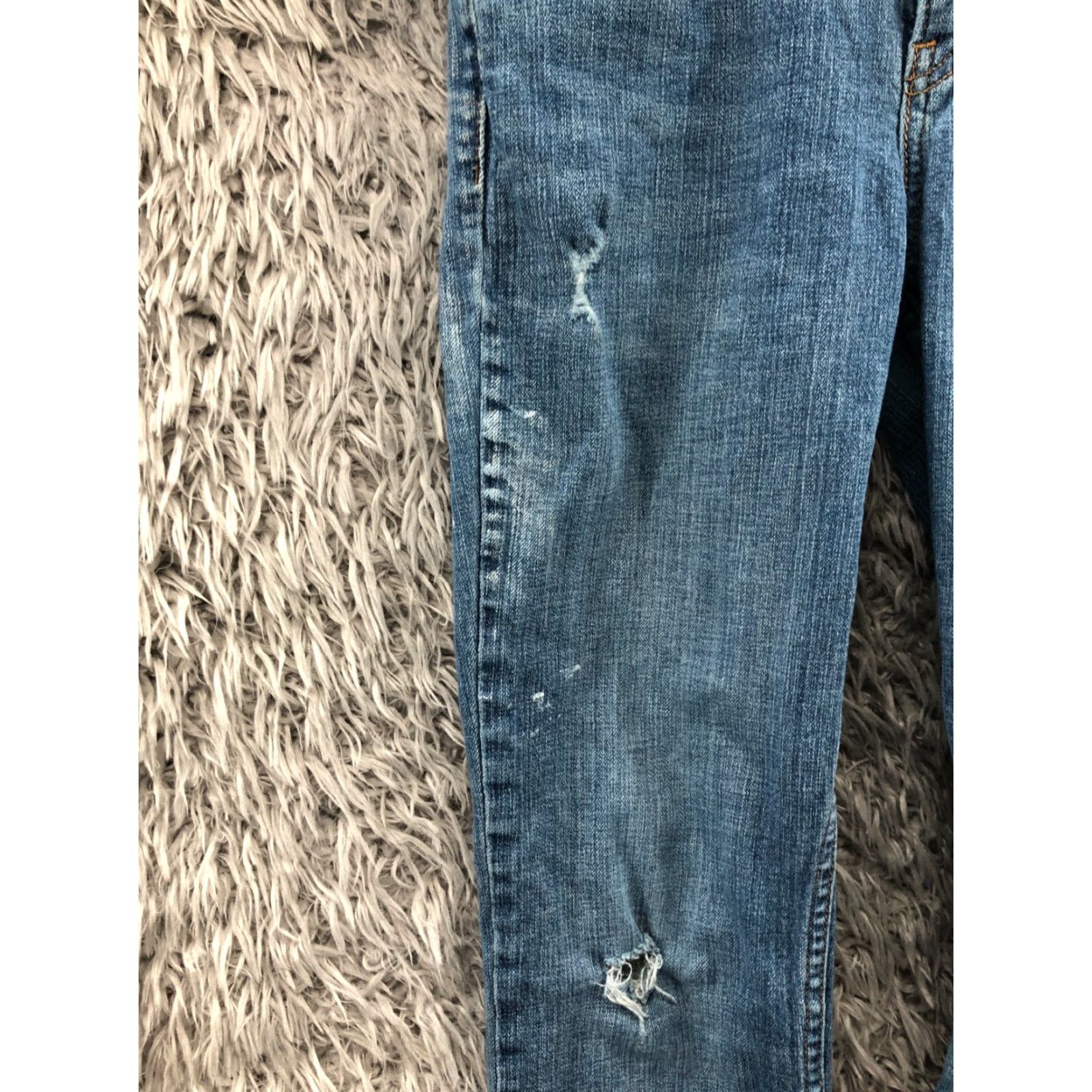 Levi's Levi's 526 Slender Straight Jeans Womens Size 4 Blue SMALL IMPERFECTIONS Size 27" / US 4 / IT 40 - 6 Thumbnail