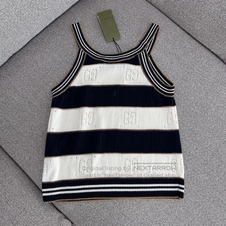 Gucci Gucci Striped colour-blocked knitted vest Size S / US 4 / IT 40 - 2 Thumbnail