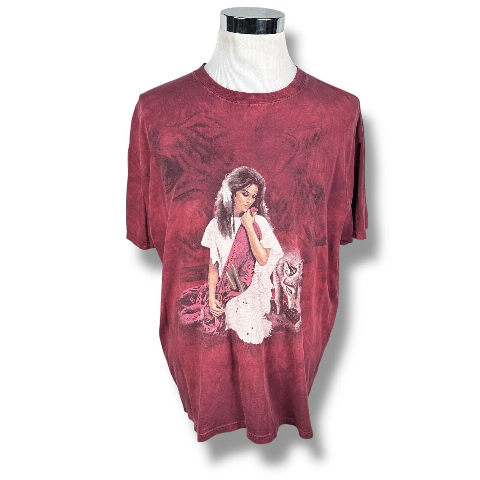 The Mountain Vintage The Mountain T-Shirt Men's 2XL XXL Red Native Size US XXL / EU 58 / 5 - 1 Thumbnail