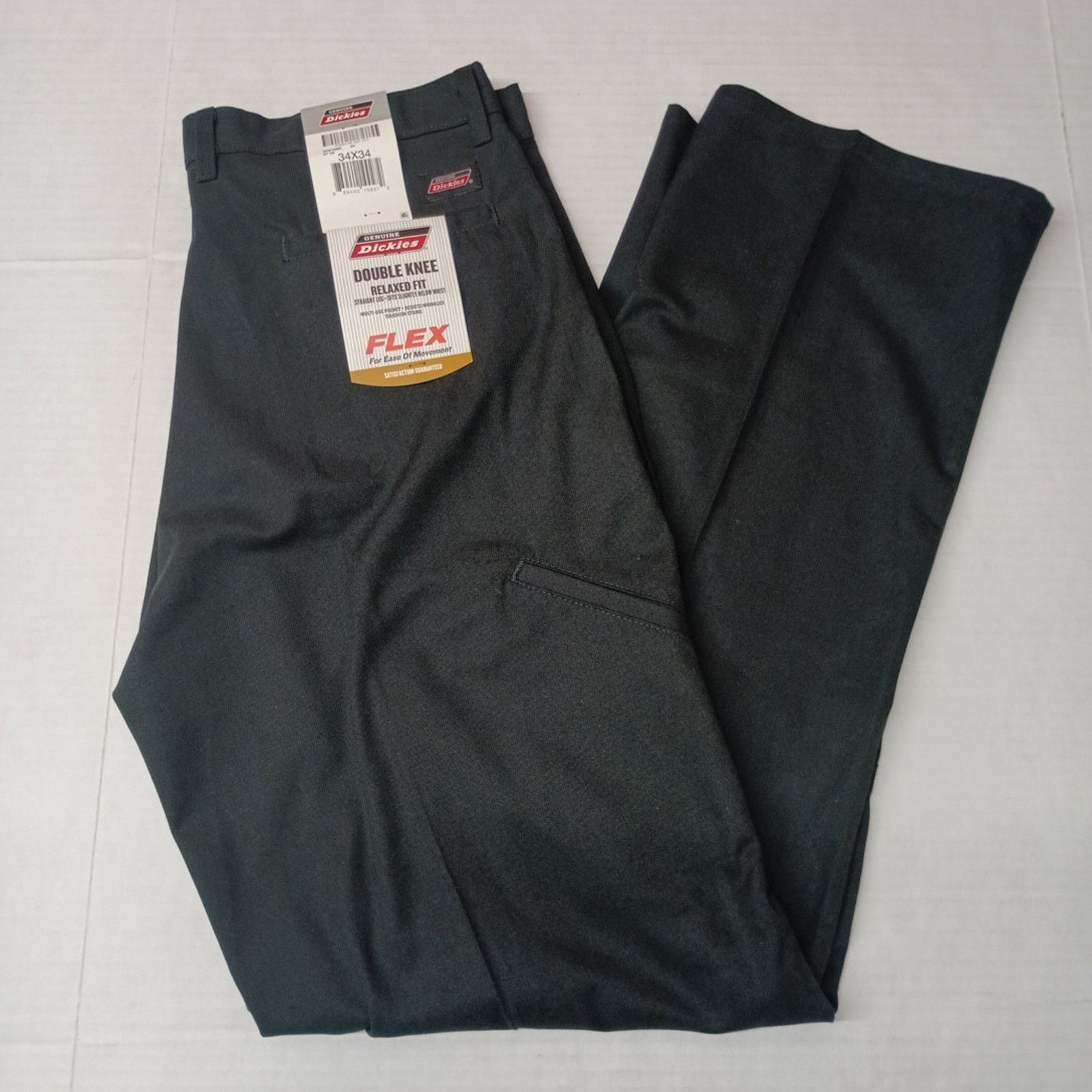Dickies Dickies Relaxed Fit Double Knee Work Pants Men's 34x34 Black Size US 34 / EU 50 - 1 Thumbnail
