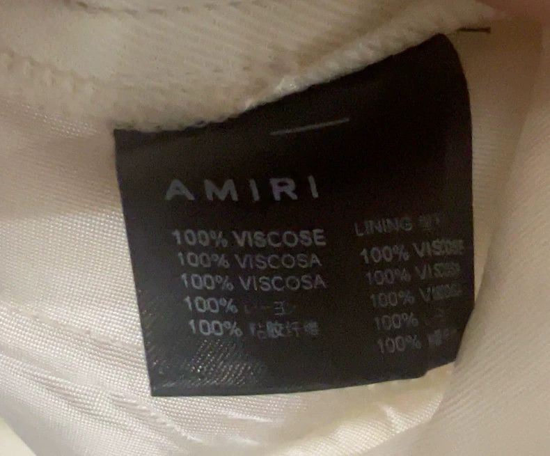 Amiri Amiri Beige Wide Leg Pleated Pant Size US 32 / EU 48 - 8 Thumbnail