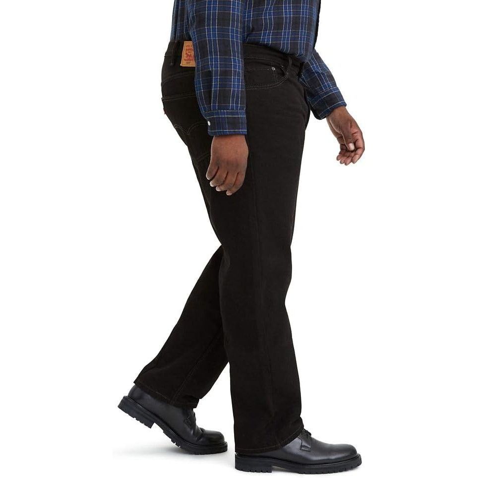 Levi's Levi's Men's 505 Regular Fit Black Denim Jeans 30 x 32 New Size US 30 / EU 46 - 6 Thumbnail