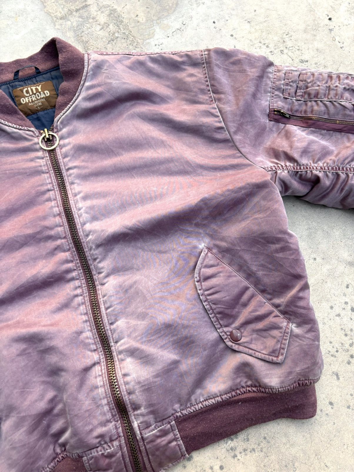 Alpha Industries FADED Alpha Ma-1 Flight Bomber Jacket Size US L / EU 52-54 / 3 - 18 Thumbnail