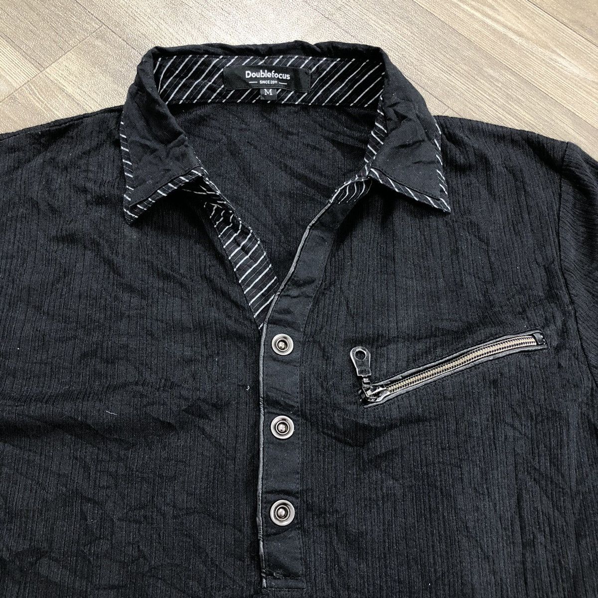 Japanese Brand 2000s Doublefocus Punk Goa Lgb Ifsixwasnine Polo Shirt Size US M / EU 48-50 / 2 - 3 Thumbnail