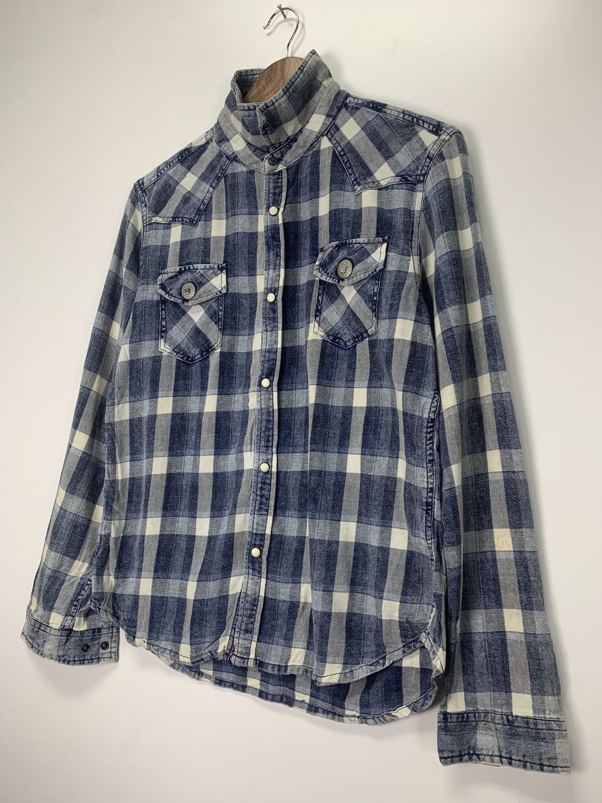 Flannel × Japanese Brand × Vintage Vintage Oilcake Western flannel Size US M / EU 48-50 / 2 - 5 Thumbnail
