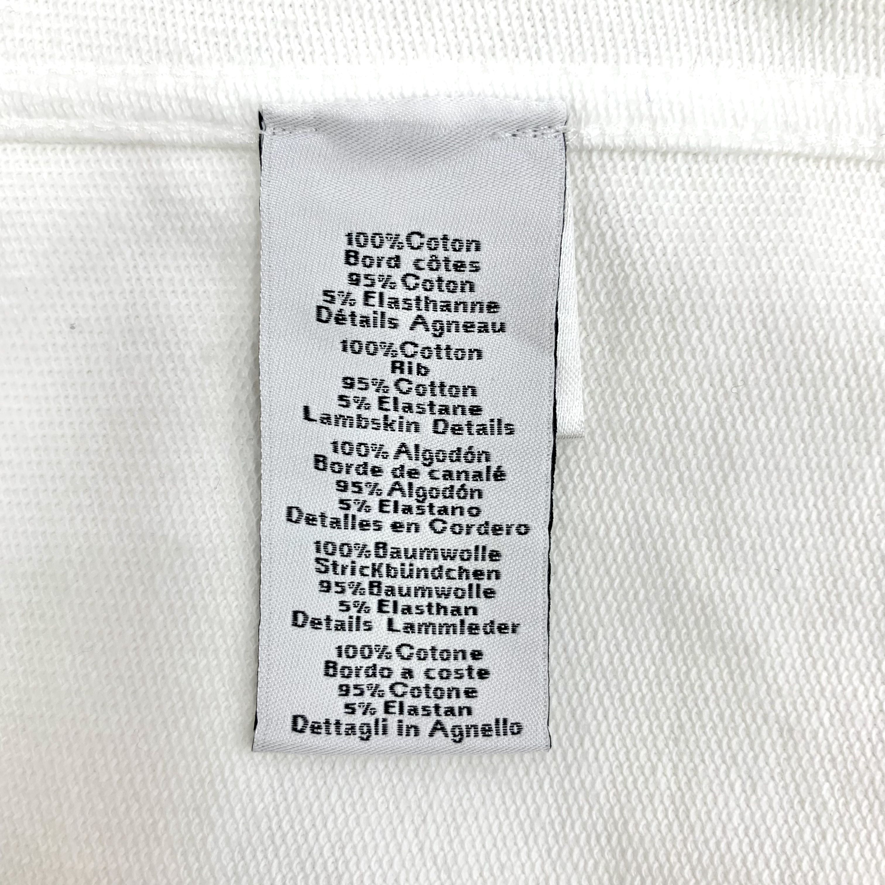 Hermes Hermès Robot Embroidered T-Shirt White (L) Size US L / EU 52-54 / 3 - 7 Thumbnail