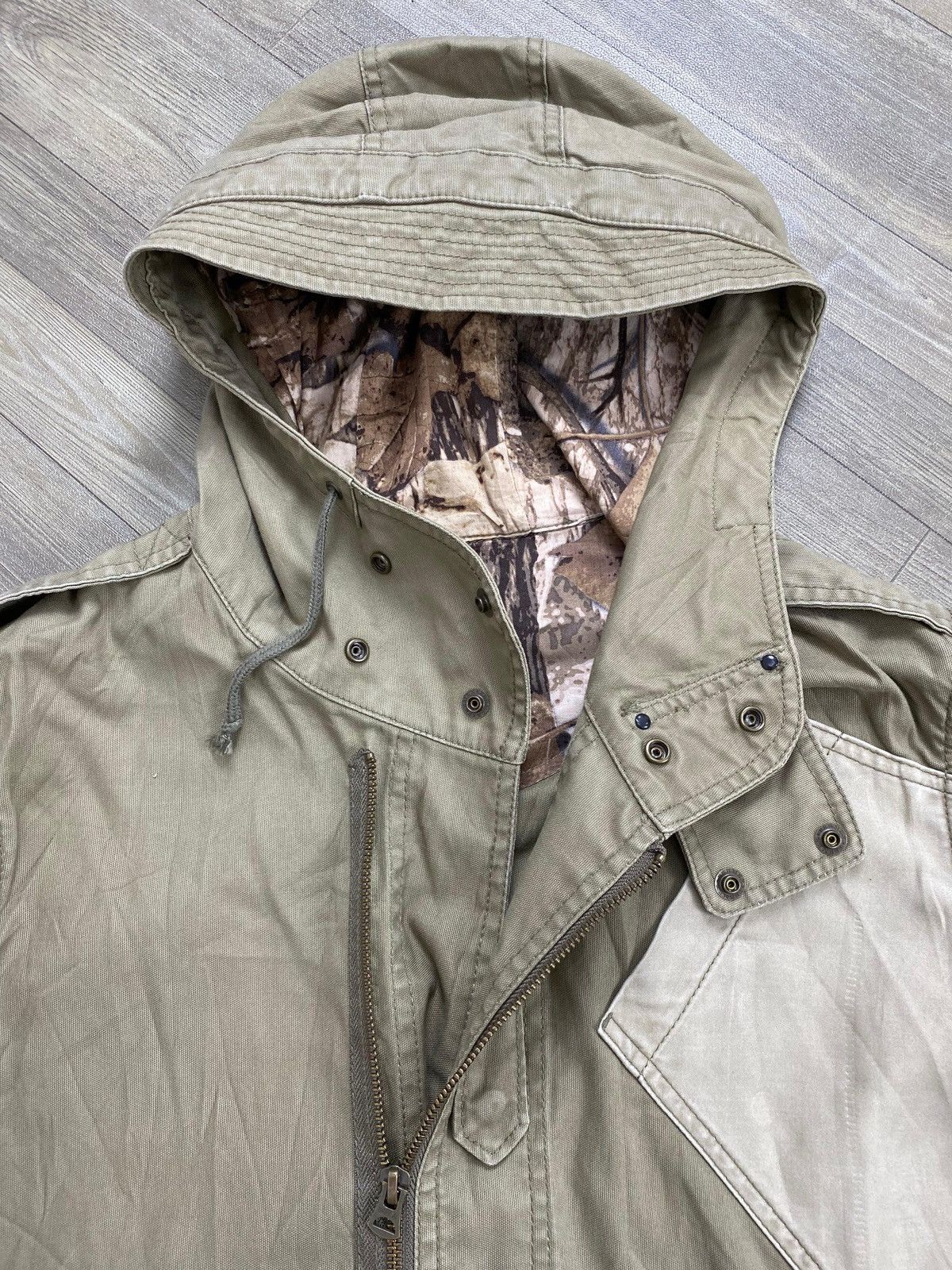 Tete Homme 🇯🇵Vintage Tete Homme Military Trench Coat Jacket Size US L / EU 52-54 / 3 - 3 Thumbnail