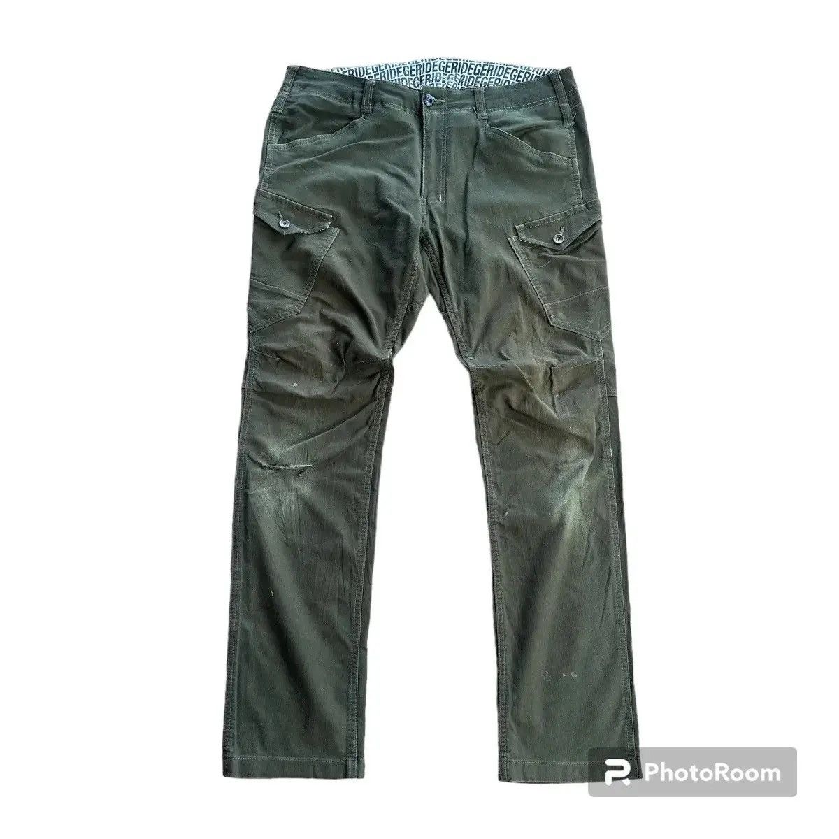 Voodoo Tactical VINTAGE DOUBLE KNEE UTILITY GERIDE JAPAN WORKWEAR CARGO PANT Size US 35 - 1 Thumbnail