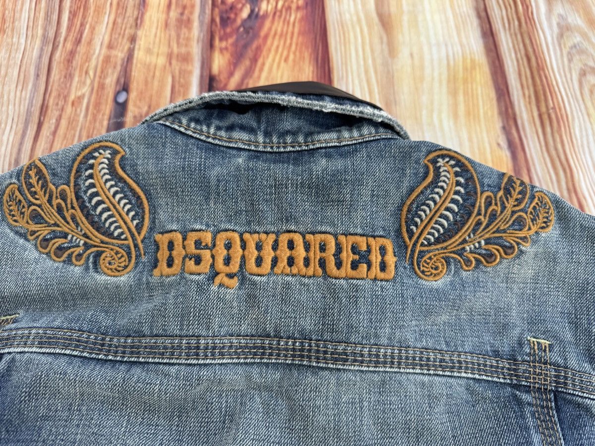 Dsquared2 × Vintage Vintage jackets Dsquared2 y2k drill Japan Style Size US S / EU 44-46 / 1 - 17 Thumbnail