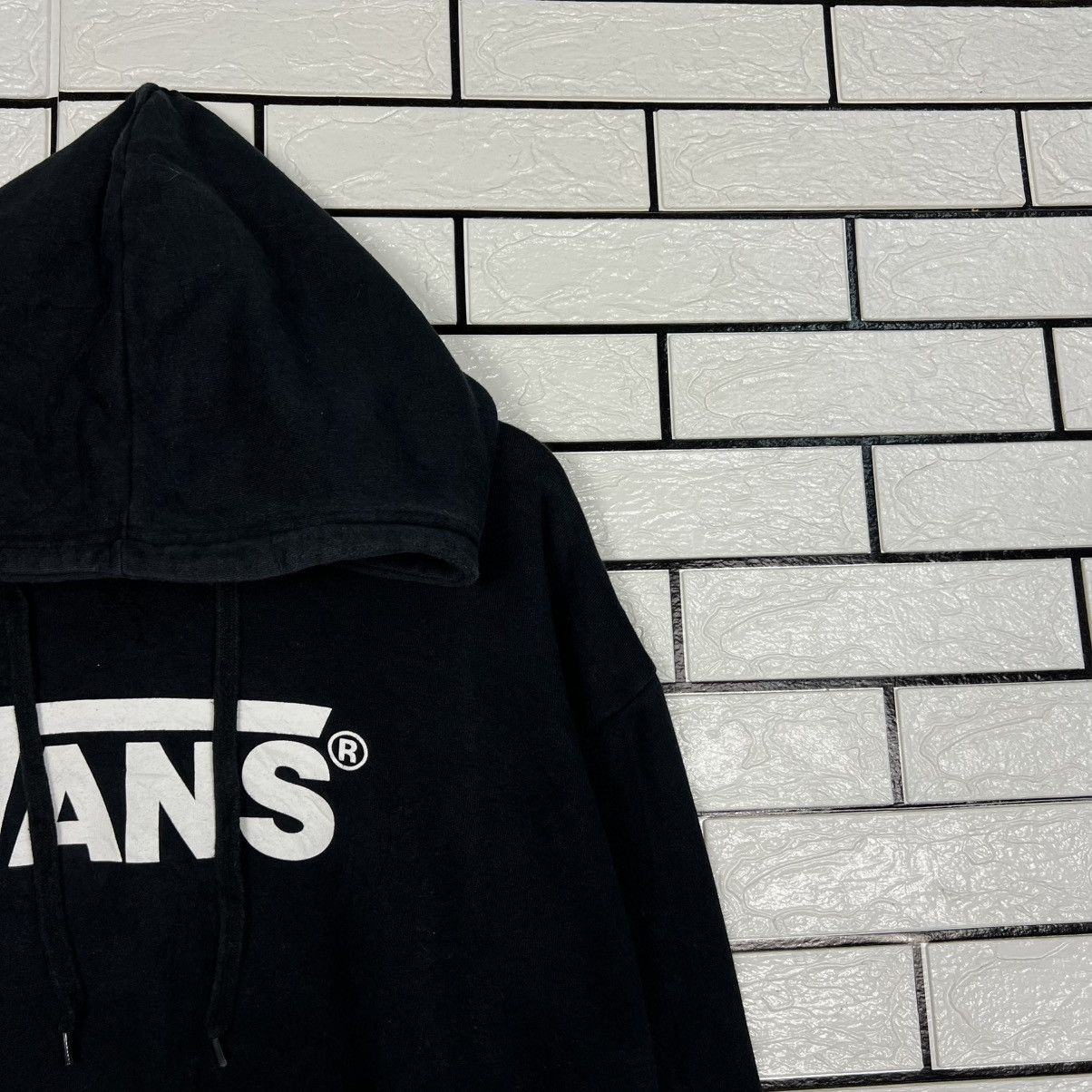 Vans VANS Big Logo Cropped Pullover Hoodie Sweatshirt #4083-C186 Size ONE SIZE - 4 Thumbnail