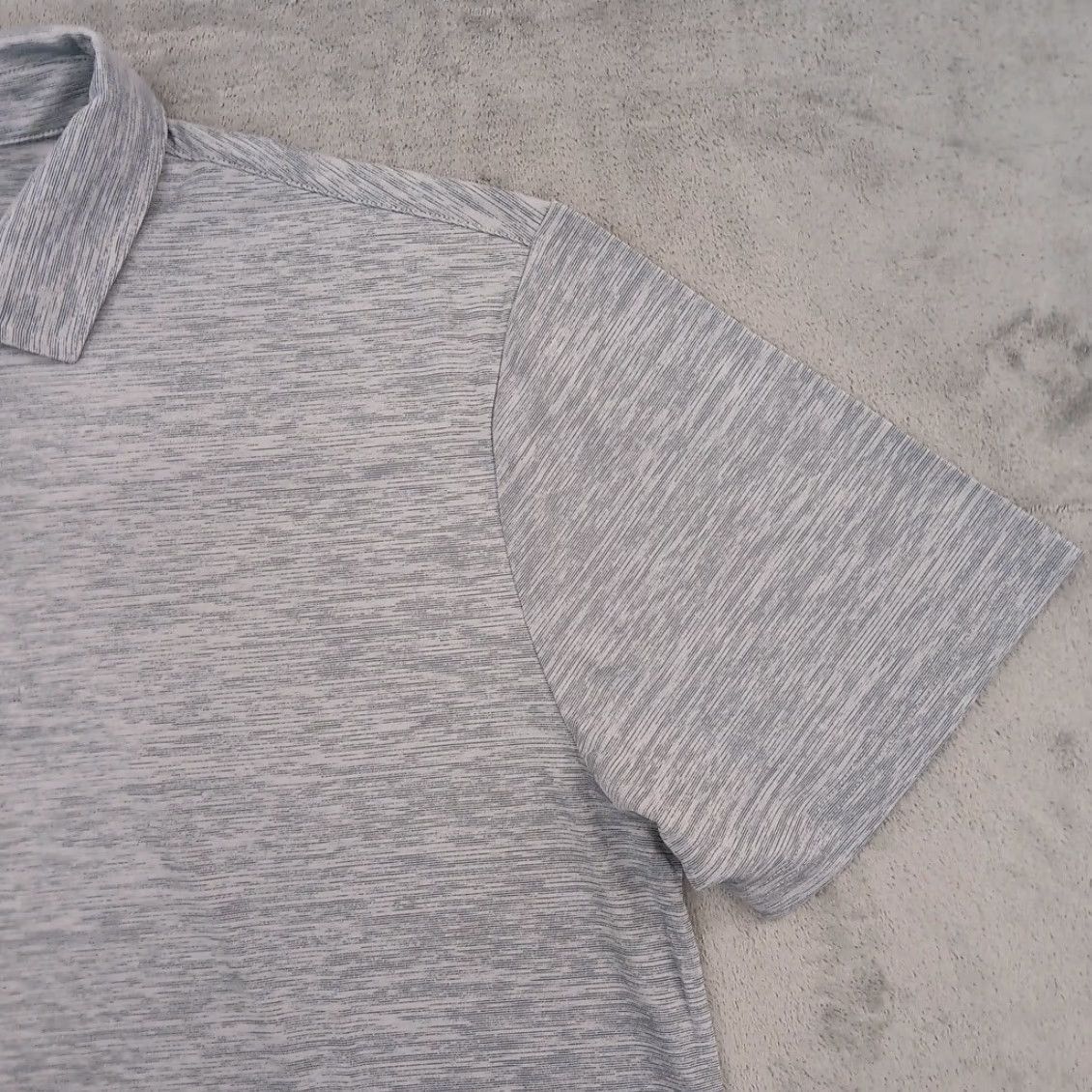 Vintage Joymasar Polo Shirt Mens XL Heather Gray Short Sleeve Polo Collar Gray XL Mens Shirts Size US XL / EU 56 / 4 - 3 Thumbnail