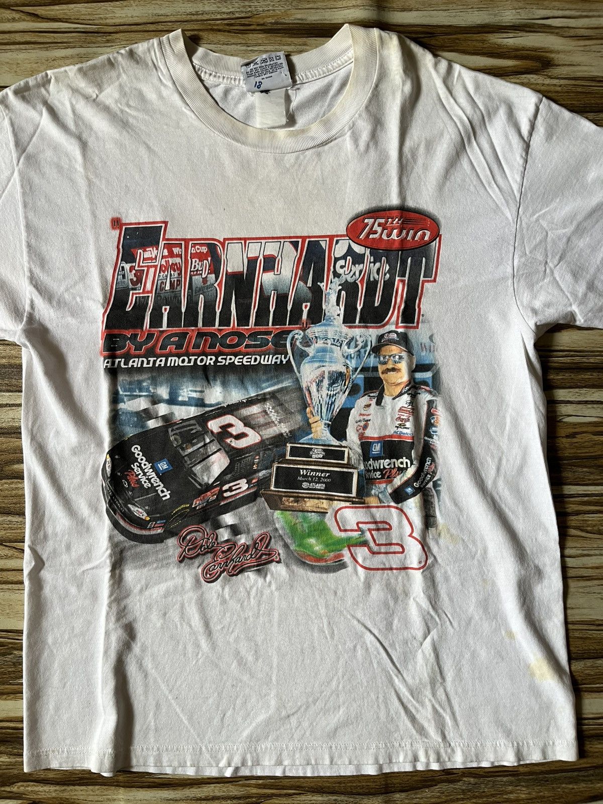 Vintage Dale Earnhardt Trophy Atlanta Speedway 00’ Tee Size US L / EU 52-54 / 3 - 3 Thumbnail