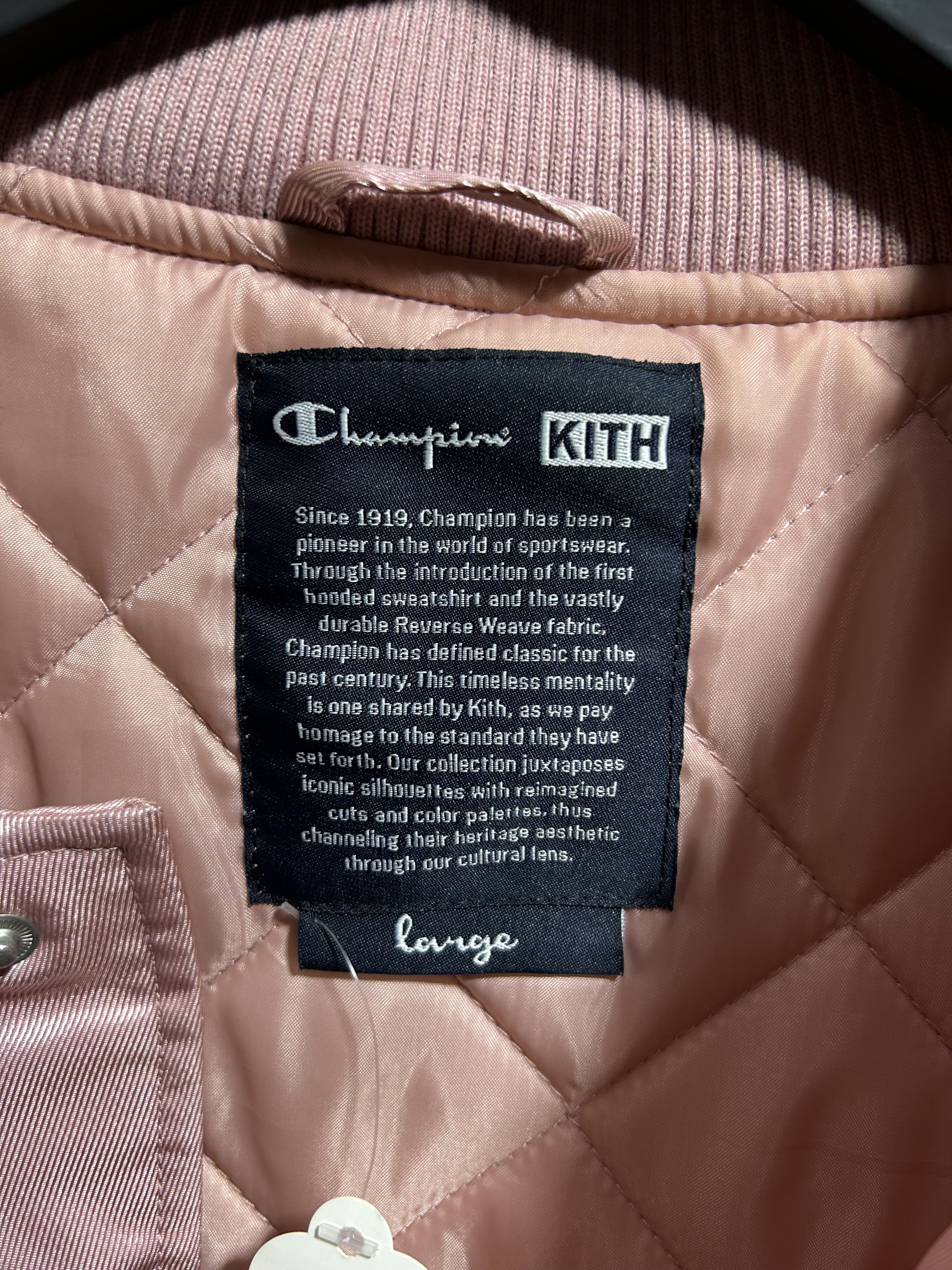 Champion × Kith Kith x Champion Nylon Varsity Jacket Size US L / EU 52-54 / 3 - 3 Thumbnail