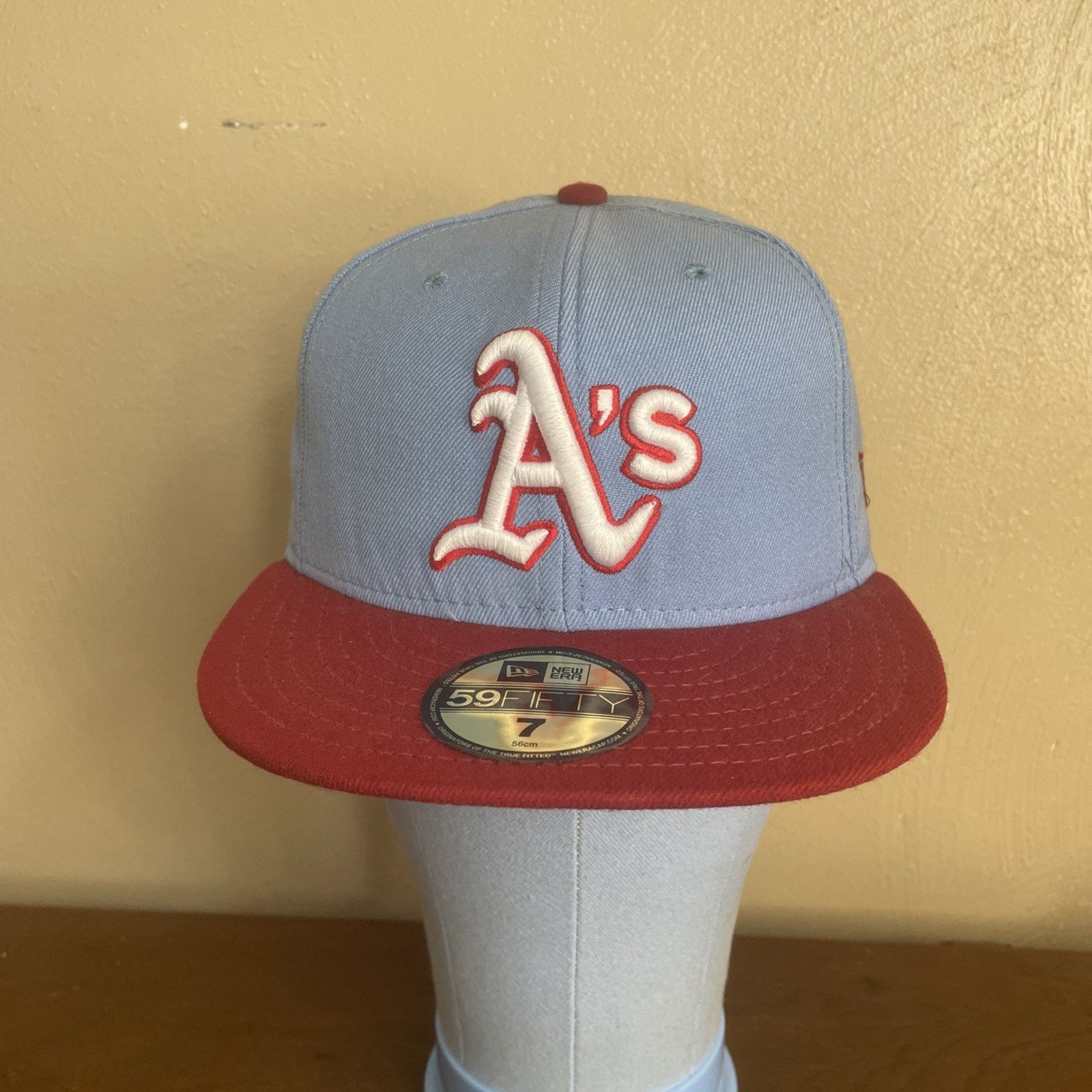 New Era New Era 59FIFTY Oakland Athletics Fitted Cap Size 7 5950 USA Size ONE SIZE - 2 Thumbnail