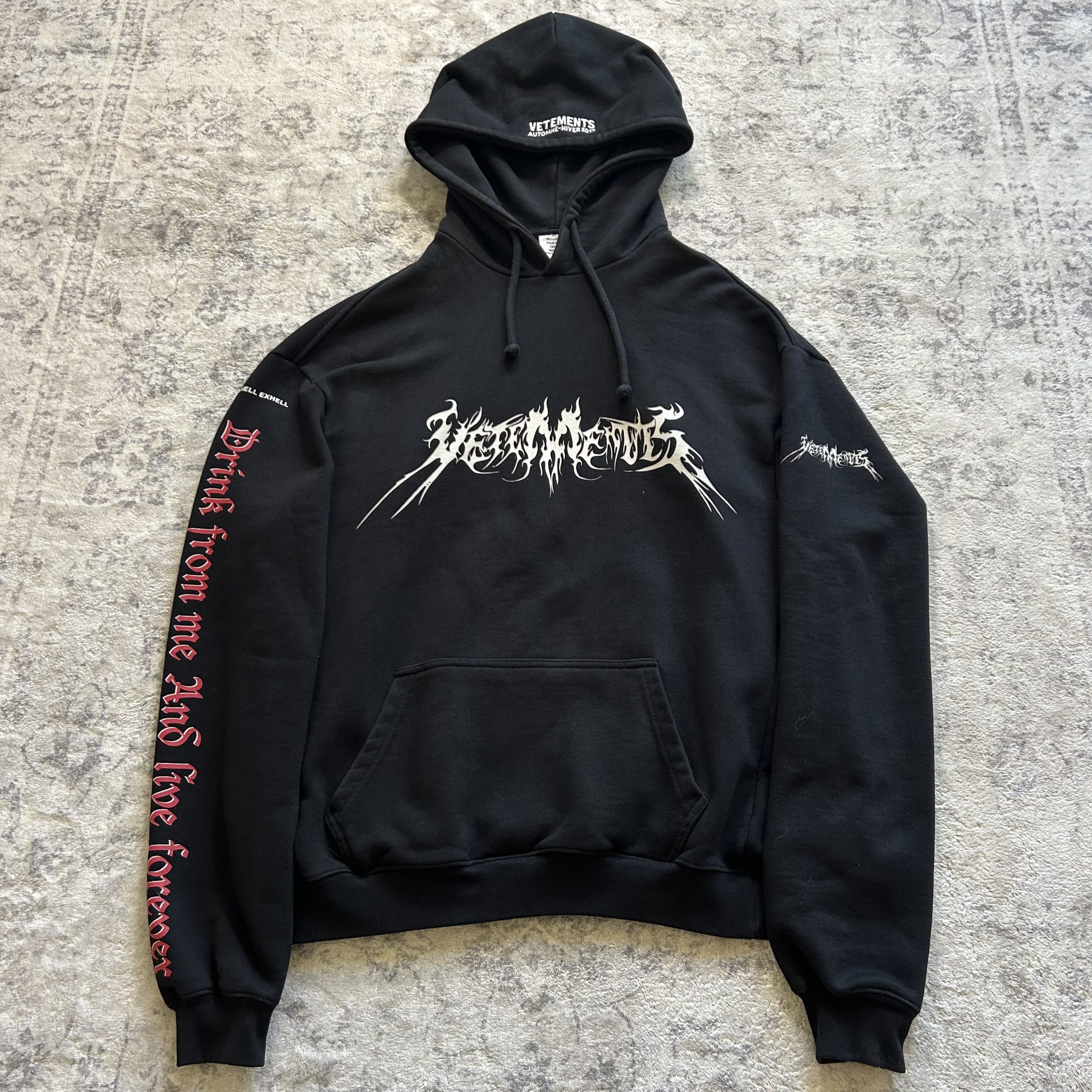 Vetements FW17 Total Fucking Darkness Homme Hoodie | Grailed