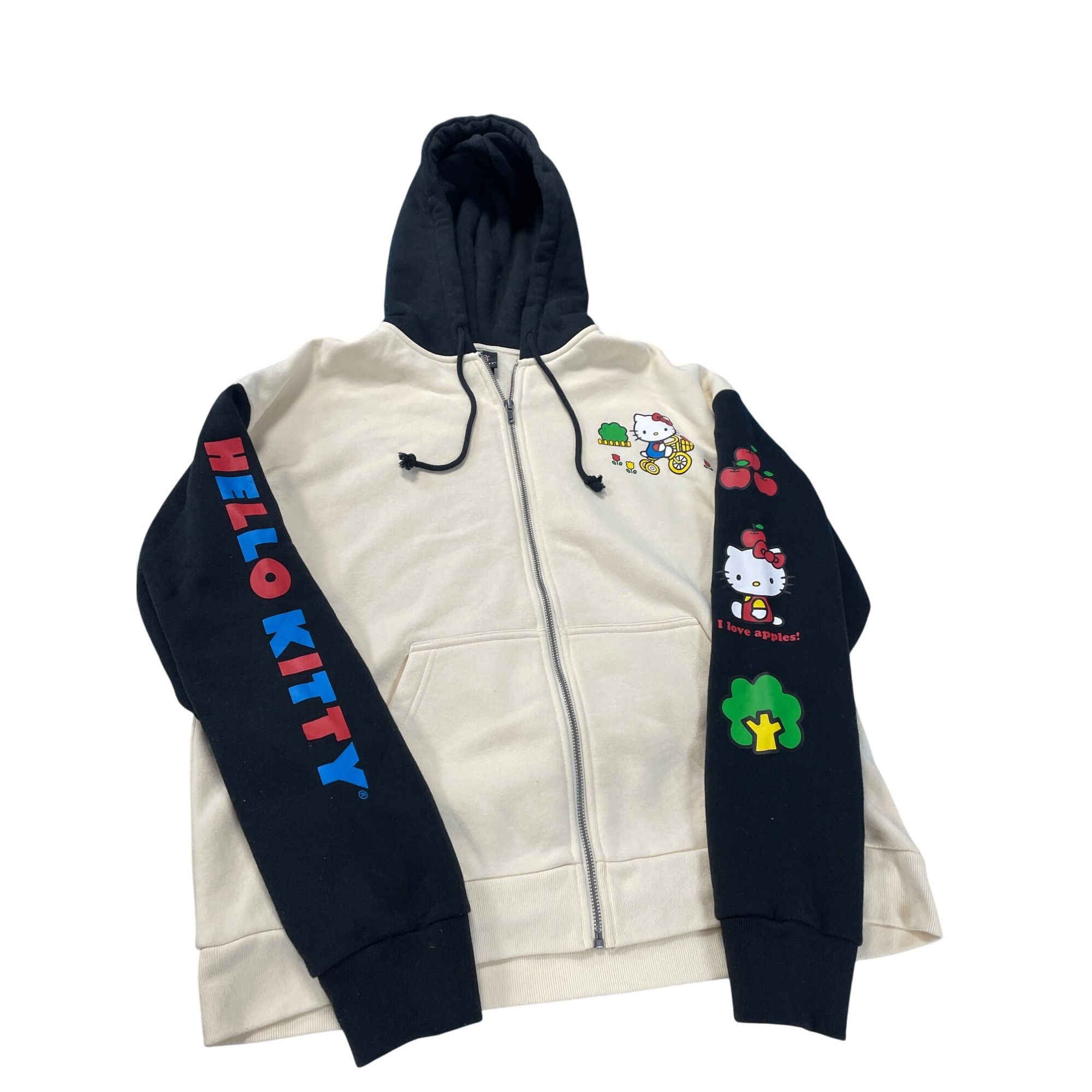 Other Hello Kitty By Sanrio BoxLunch Zip-Up beige black hoodie ssw Size M / US 6-8 / IT 42-44 - 1 Thumbnail