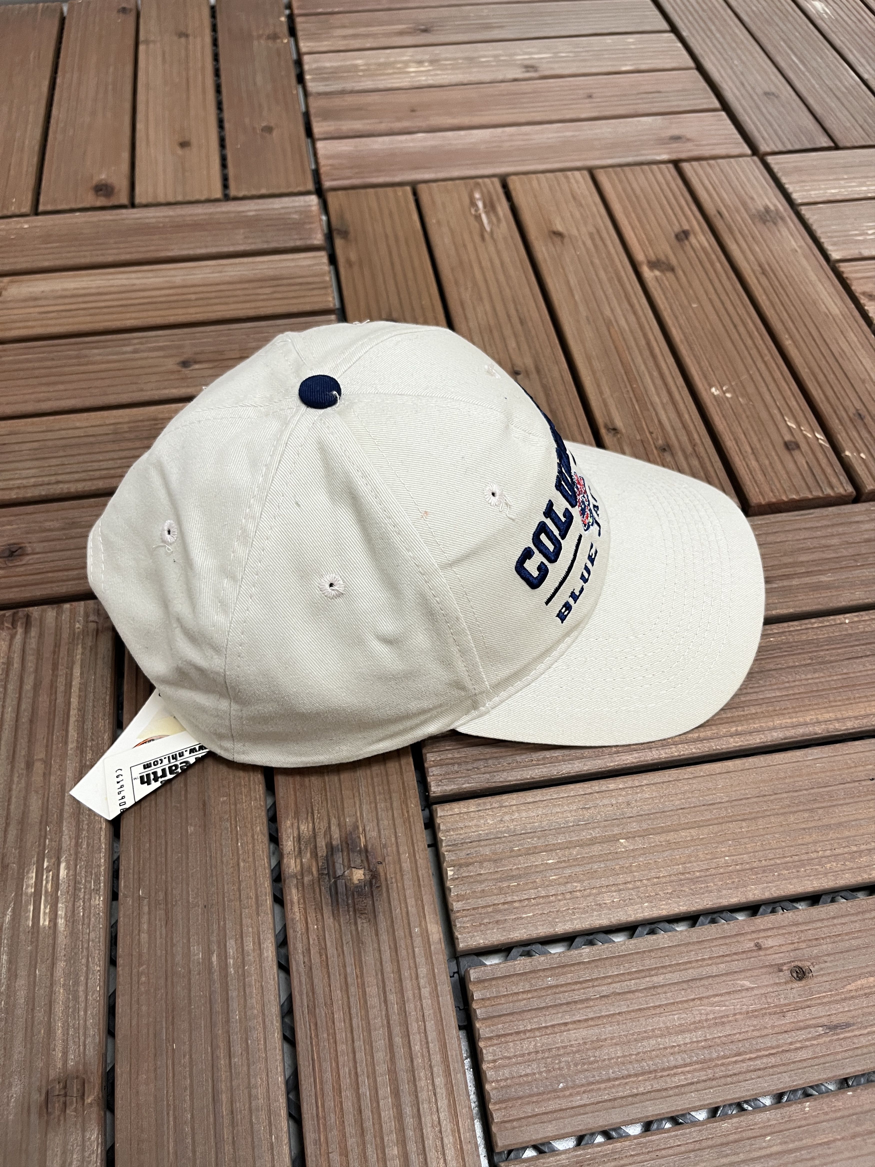 Vintage Columbus Blue Jackets Vintage Beige Hat Cap Size ONE SIZE - 4 Thumbnail