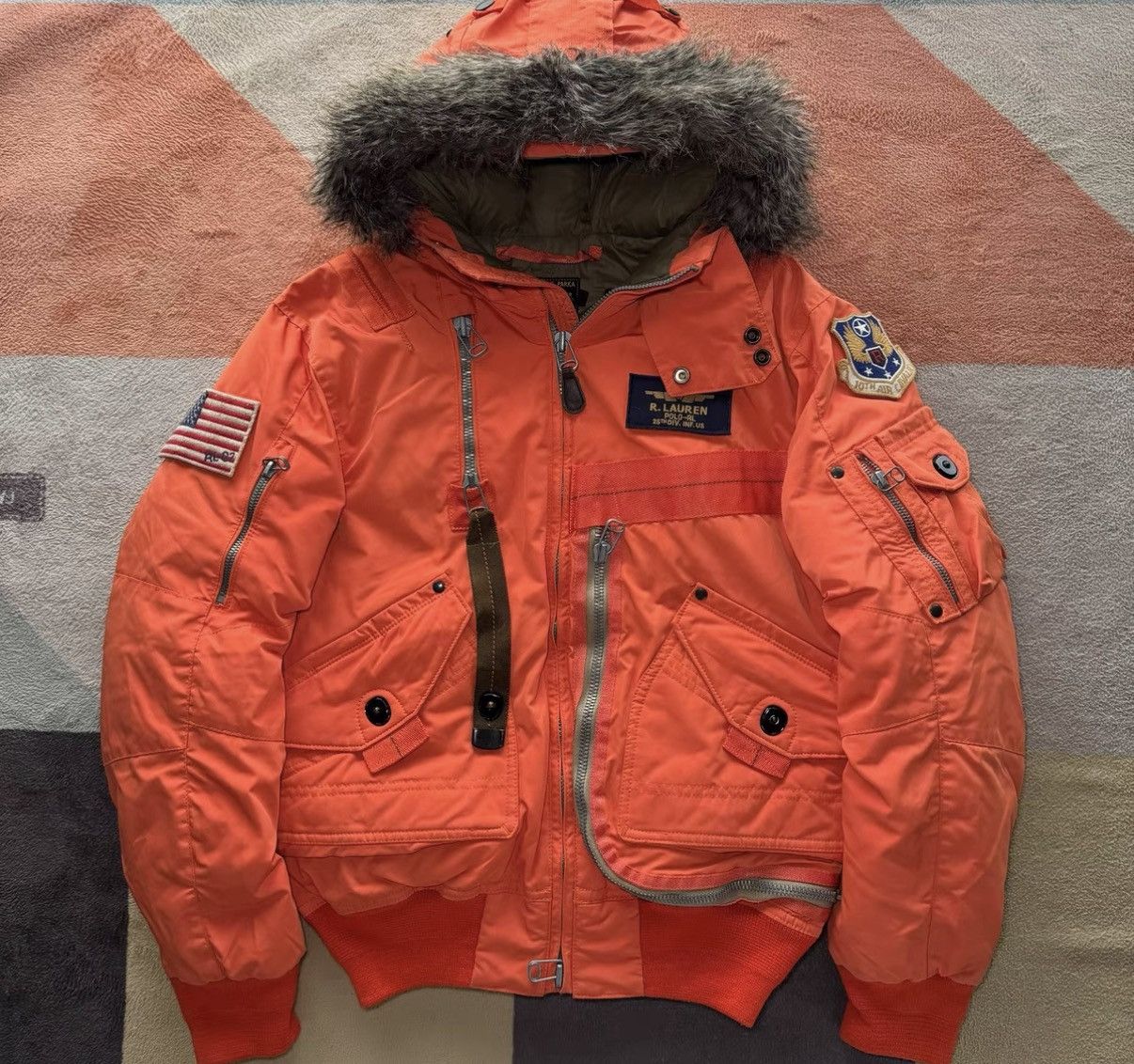 Polo Ralph Lauren Ralph Lauren Polo RL Down Flight Jacket K22 Size US S / EU 44-46 / 1 - 1 Thumbnail
