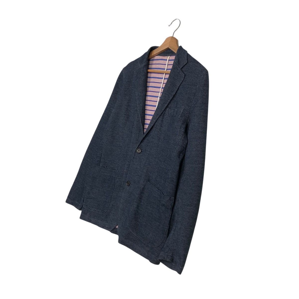 Beams Plus 📌Vintage Chore Jacket Beams Light Striped Blanket Size US L / EU 52-54 / 3 - 3 Thumbnail