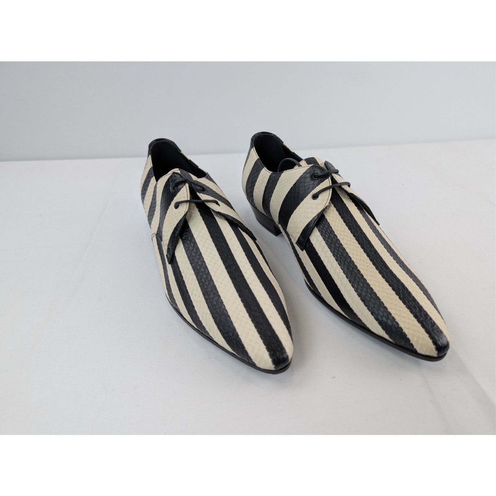 o1rshd1 Jonas 25 Derby Striped Shoes Boots Off White/Black