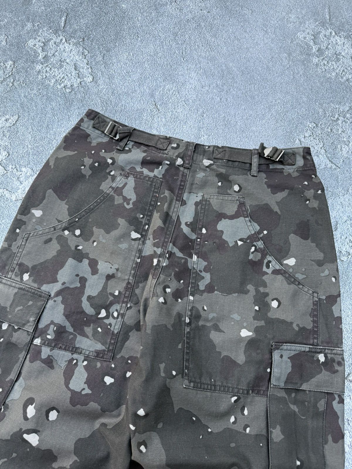 Kith NWT Kith Jaden Midnight Cookie Camo Logo Wide Aviator Pants Size US 30 / EU 46 - 8 Thumbnail