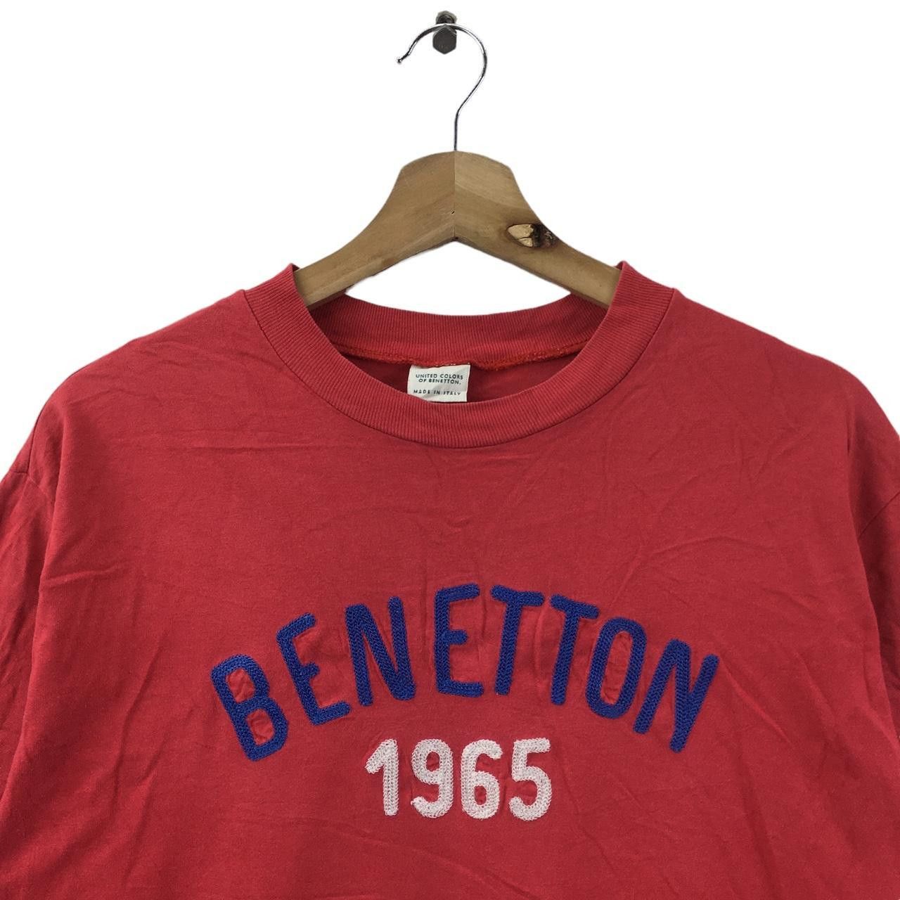 United Colors Of Benetton Vtg UNITED COLORS BENETTON Made In Italy Tee Shirt Red Size US S / EU 44-46 / 1 - 2 Thumbnail