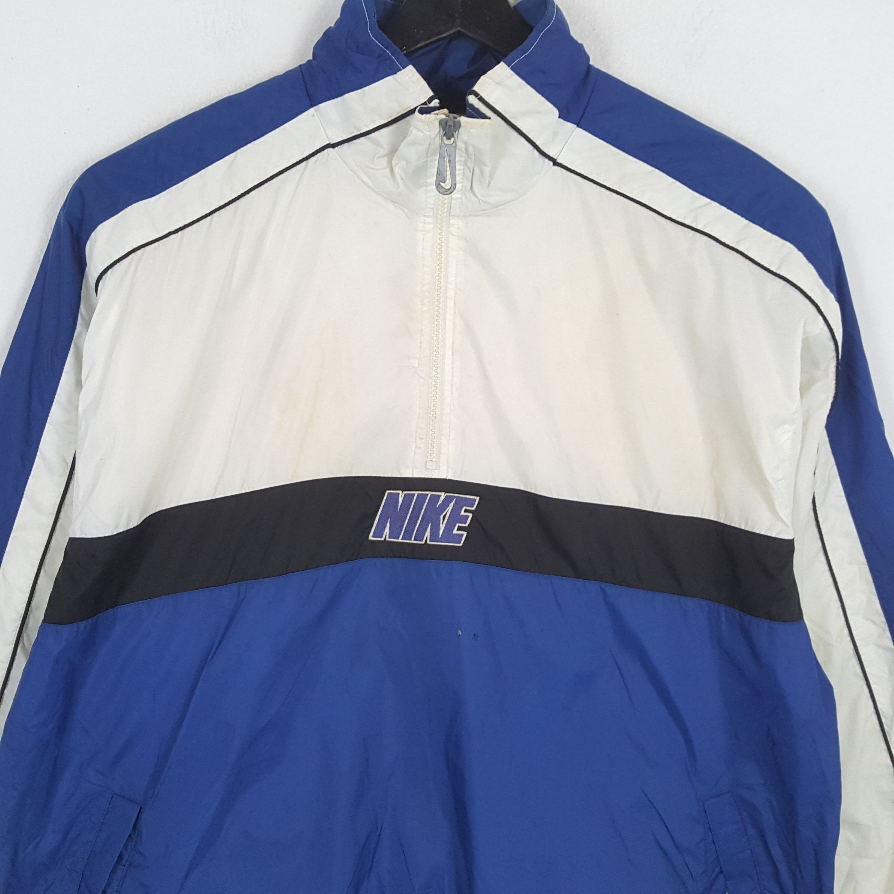 Nike × Vintage NIKE Nice Design Half Zipper Jacket Size US XL / EU 56 / 4 - 2 Thumbnail