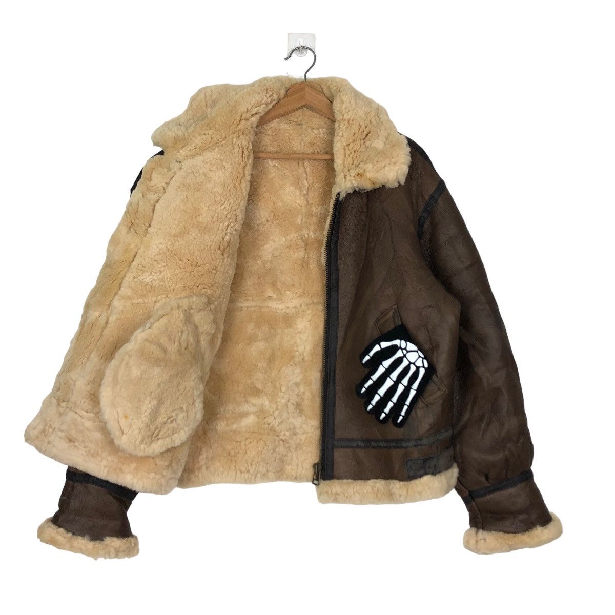 Genuine Leather VINTAGE B3 JACKET SHEEPSKIN GENUINE LEATHER BUZZ RICKSONS Size US L / EU 52-54 / 3 - 8 Thumbnail
