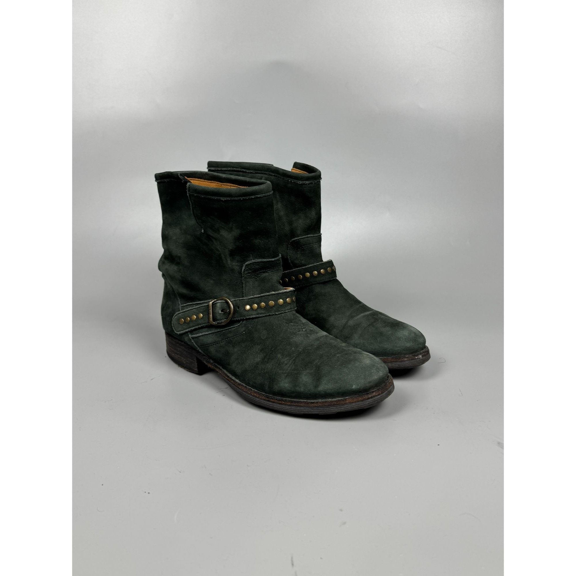 Fiorentini + Baker Florentini + Baker Distressed Suede Ankle Boots (Y1175) Size US 6.5 / EU 39-40 - 2 Thumbnail