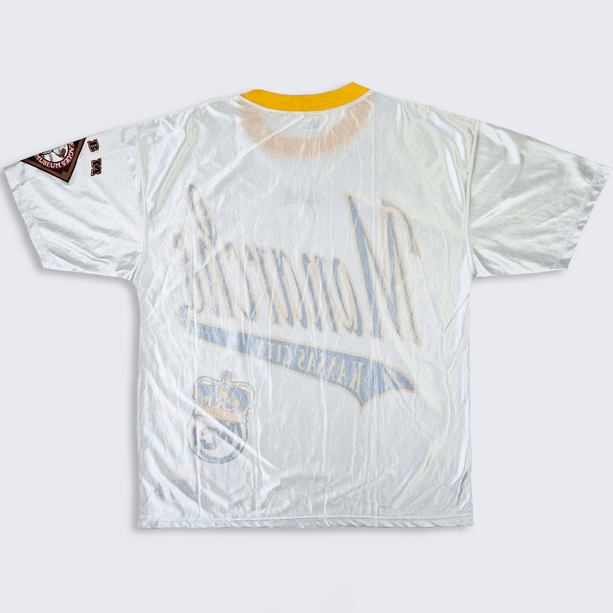 Vintage Kansas City Monarchs 90s Negro League Baseball Jersey Size US XXL / EU 58 / 5 - 2 Thumbnail