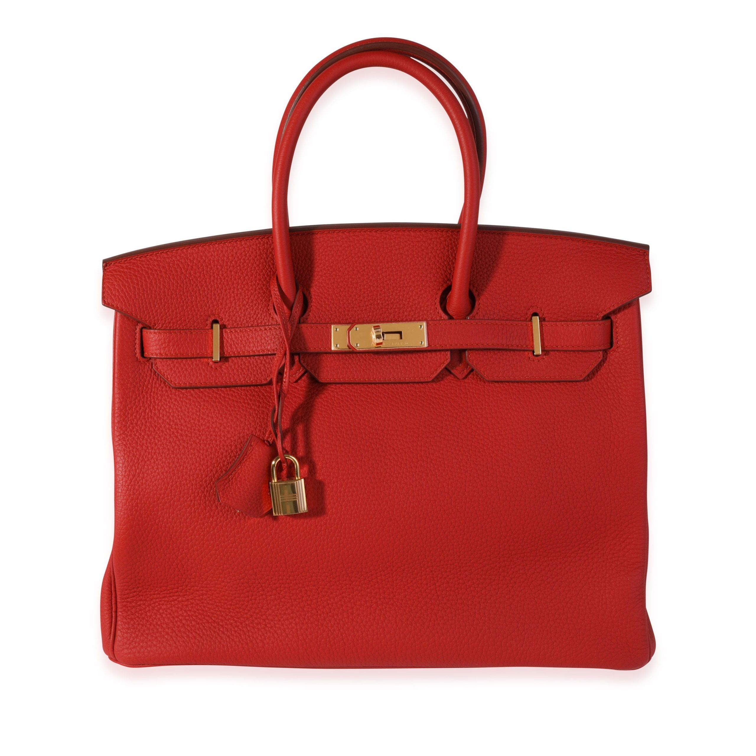 Hermès Geranium Togo Birkin 35 GHW