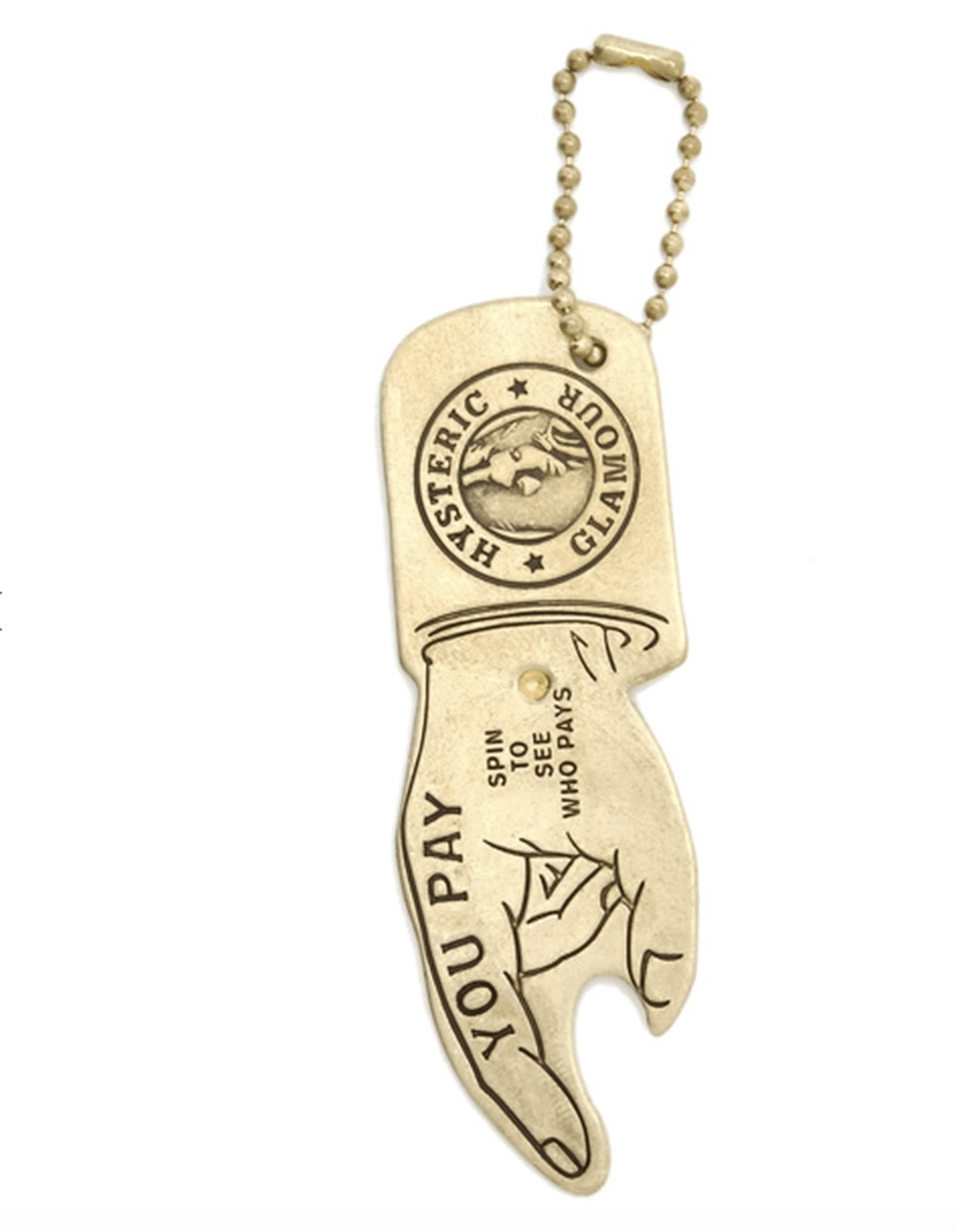 Hysteric Glamour Hysteric Glamour You Pay key ring Size ONE SIZE - 1 Thumbnail