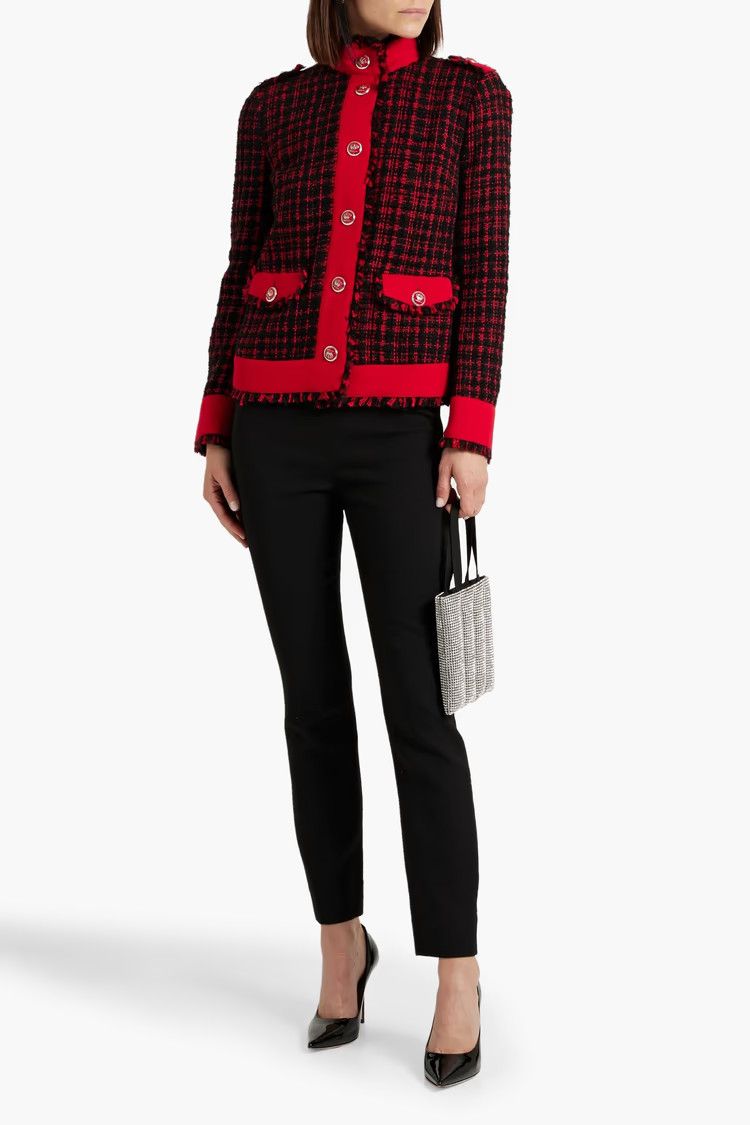 Dolce & Gabbana o1y0825 Blazer in Black/Red Size L / US 10 / IT 46 - 2 Thumbnail