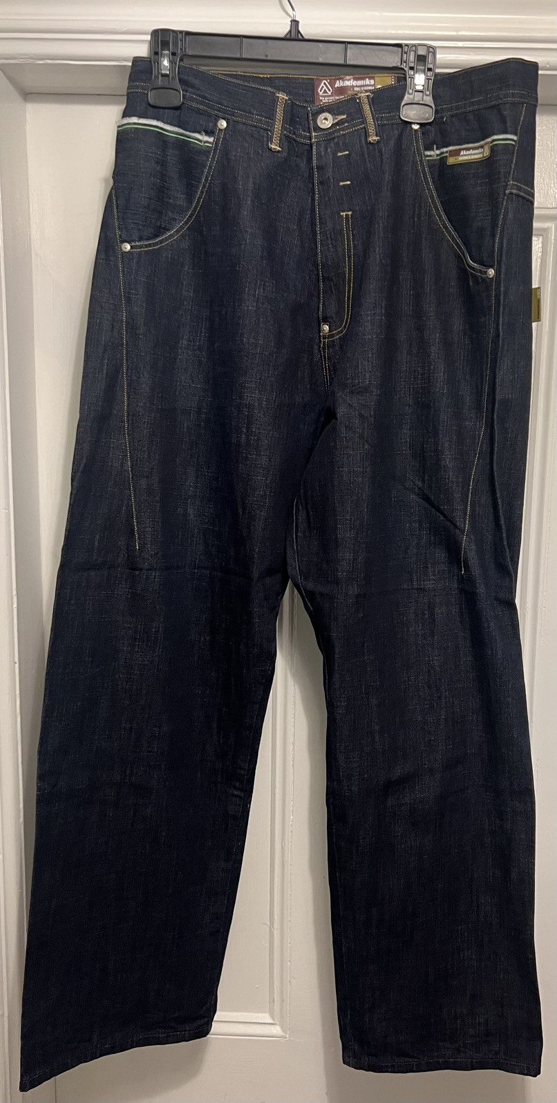 Akademiks Authentic Akademiks Streetwear Denim Jeans 36 Rare Courage Size US 36 / EU 52 - 1 Thumbnail
