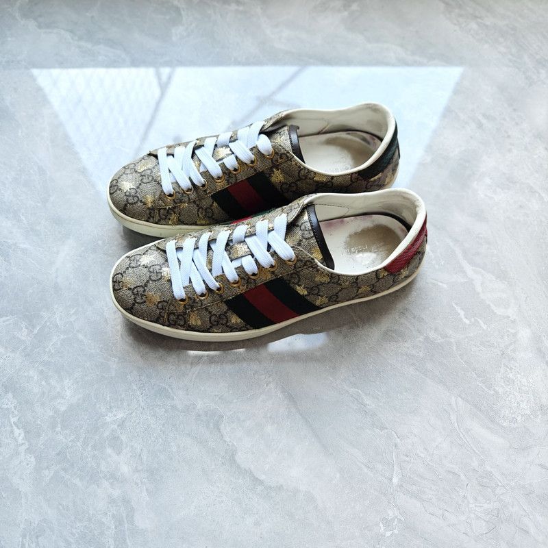 Gucci Gucci Ace Low-Top Sneakers for Men 0079 Size US 6 / EU 39 - 1 Thumbnail