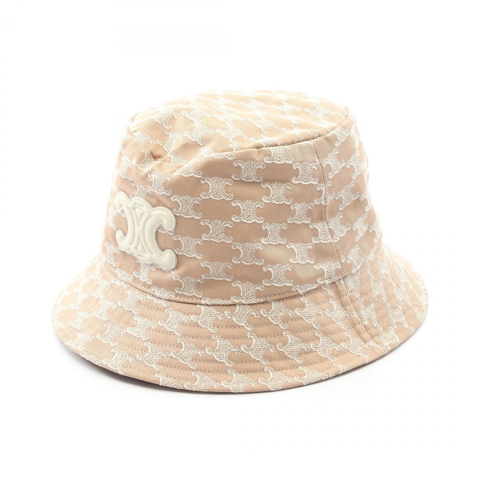 Celine Celine Celine Triomphe Cotton Bucket Hat Textile Hats AA0A4234X18PTM DUTY FREE for USA Size ONE SIZE - 1 Thumbnail