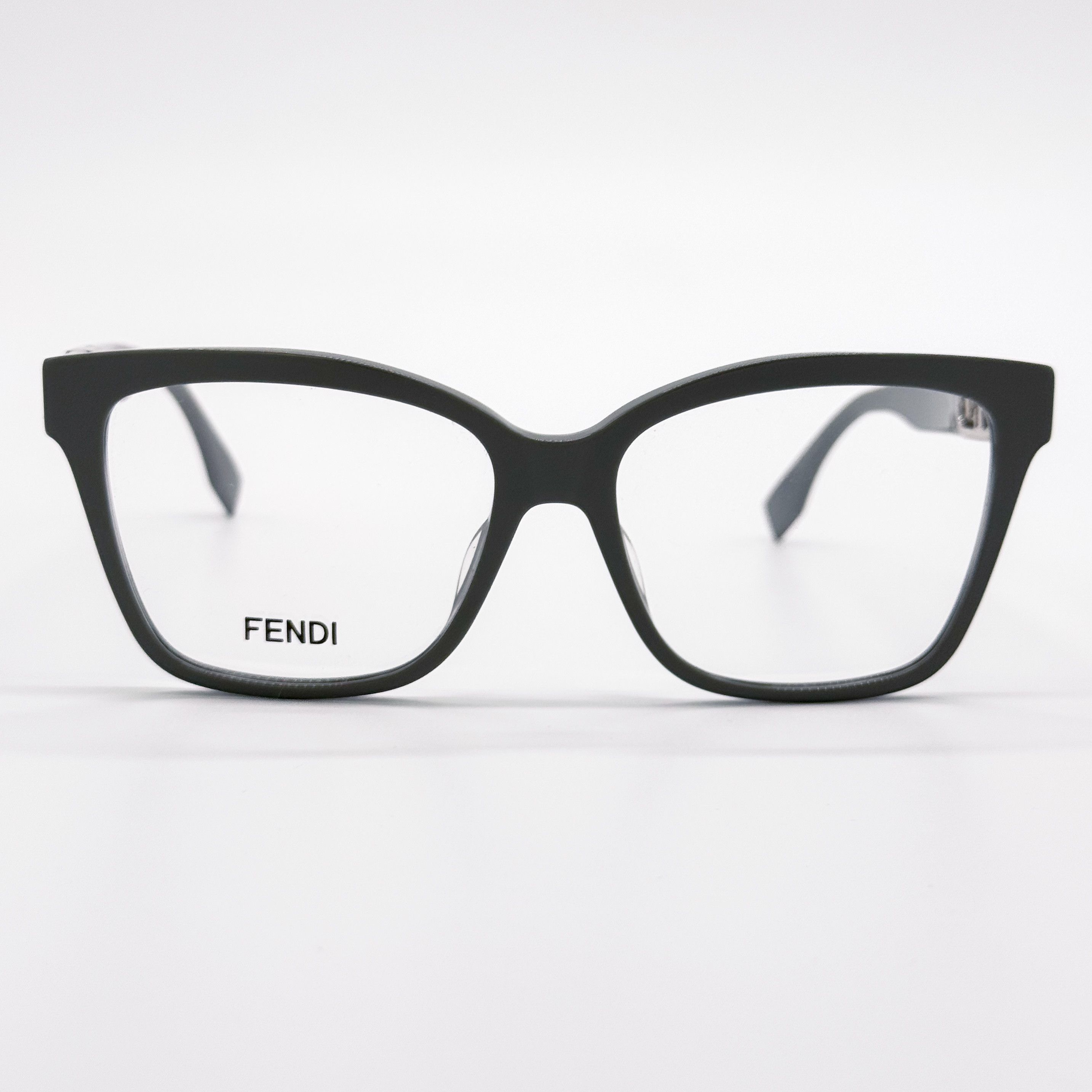 Fendi NEW FENDI FE50025I 020 SHINY GREY UNISEX EYEGLASSES FENDI Size ONE SIZE - 3 Thumbnail