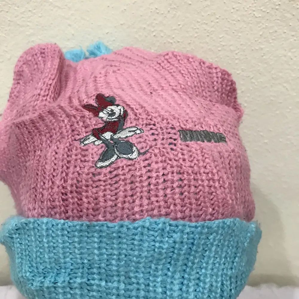 Mickey Mouse × Vintage Disney Minnie Mouse Knit Beanie Hat Size ONE SIZE - 5 Thumbnail