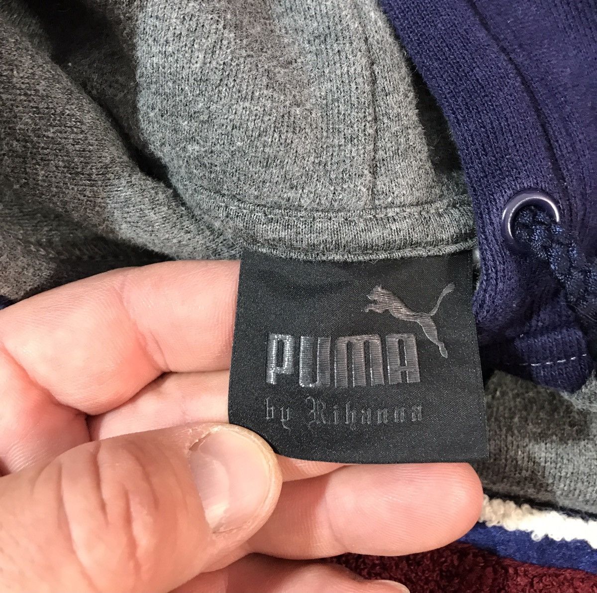 Fenty × Puma Oversized Hoodie Fenty Puma By Rihanna Gray Size M / US 6-8 / IT 42-44 - 4 Thumbnail