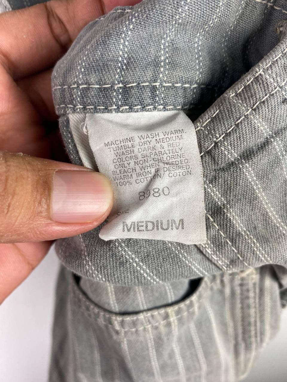 Lee vintage lee hickory striped overall denim Size US 37 - 10 Thumbnail