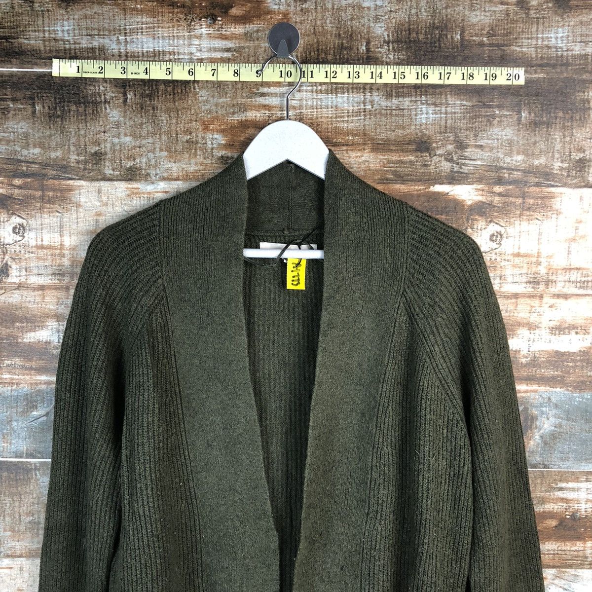 Japanese Brand Loft Green Cardigan Knitwear #A1773 Size M / US 6-8 / IT 42-44 - 4 Thumbnail