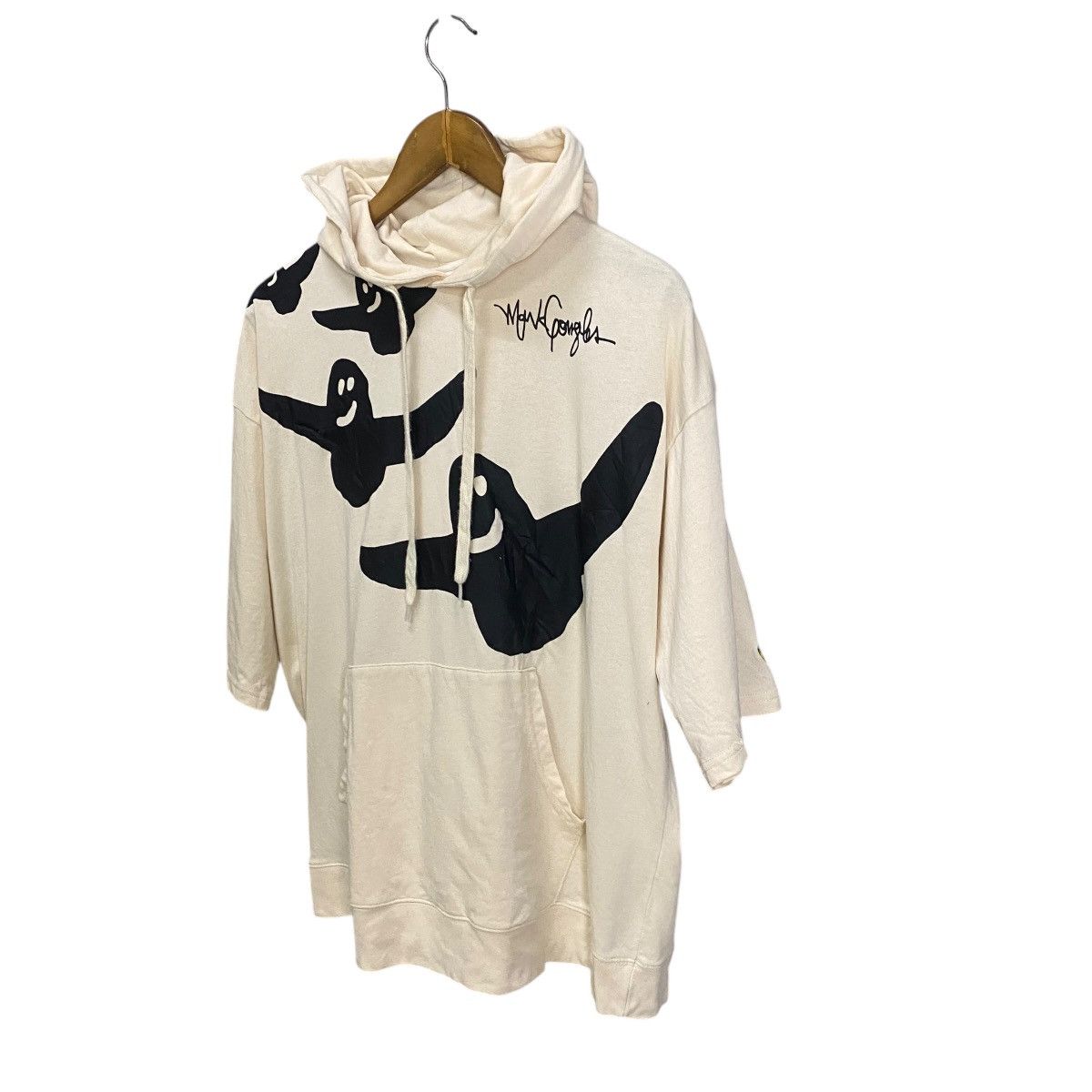 Japanese Brand Mark Gonzales ghost print short sleeve hoodie Size US M / EU 48-50 / 2 - 3 Thumbnail