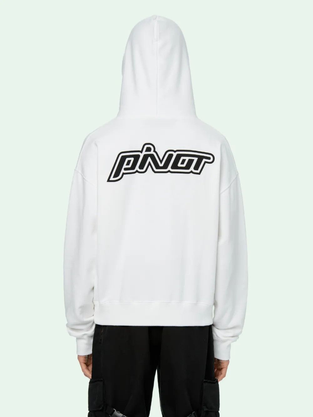Off-White White Pivot Mona Lisa Oversized Hoodie Size US XL / EU 56 / 4 - 5 Thumbnail