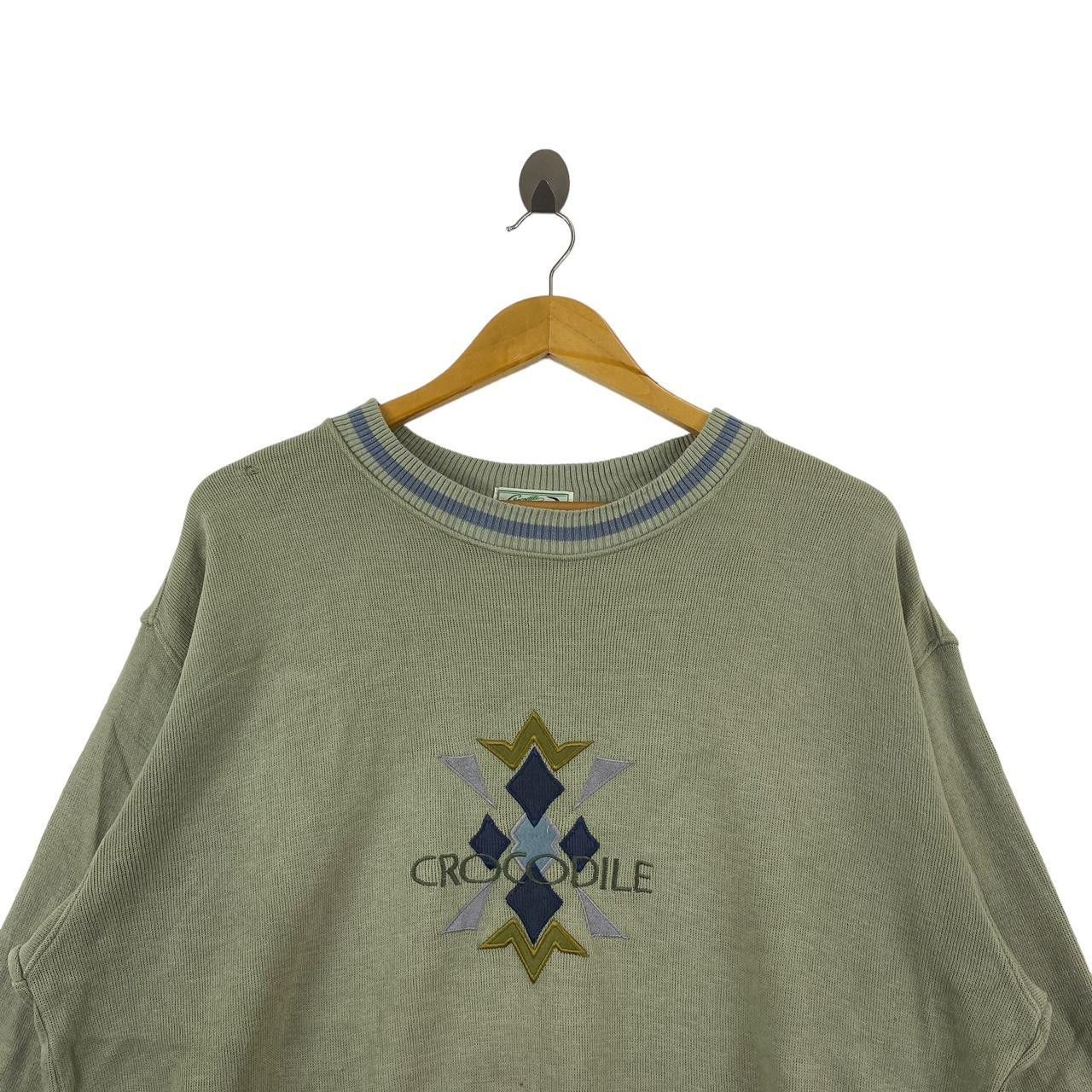 Other Vintage CROCODILE PARIS Embroidered Made In Japan Sweatshirt Size XL / US 12-14 / IT 48-50 - 3 Thumbnail