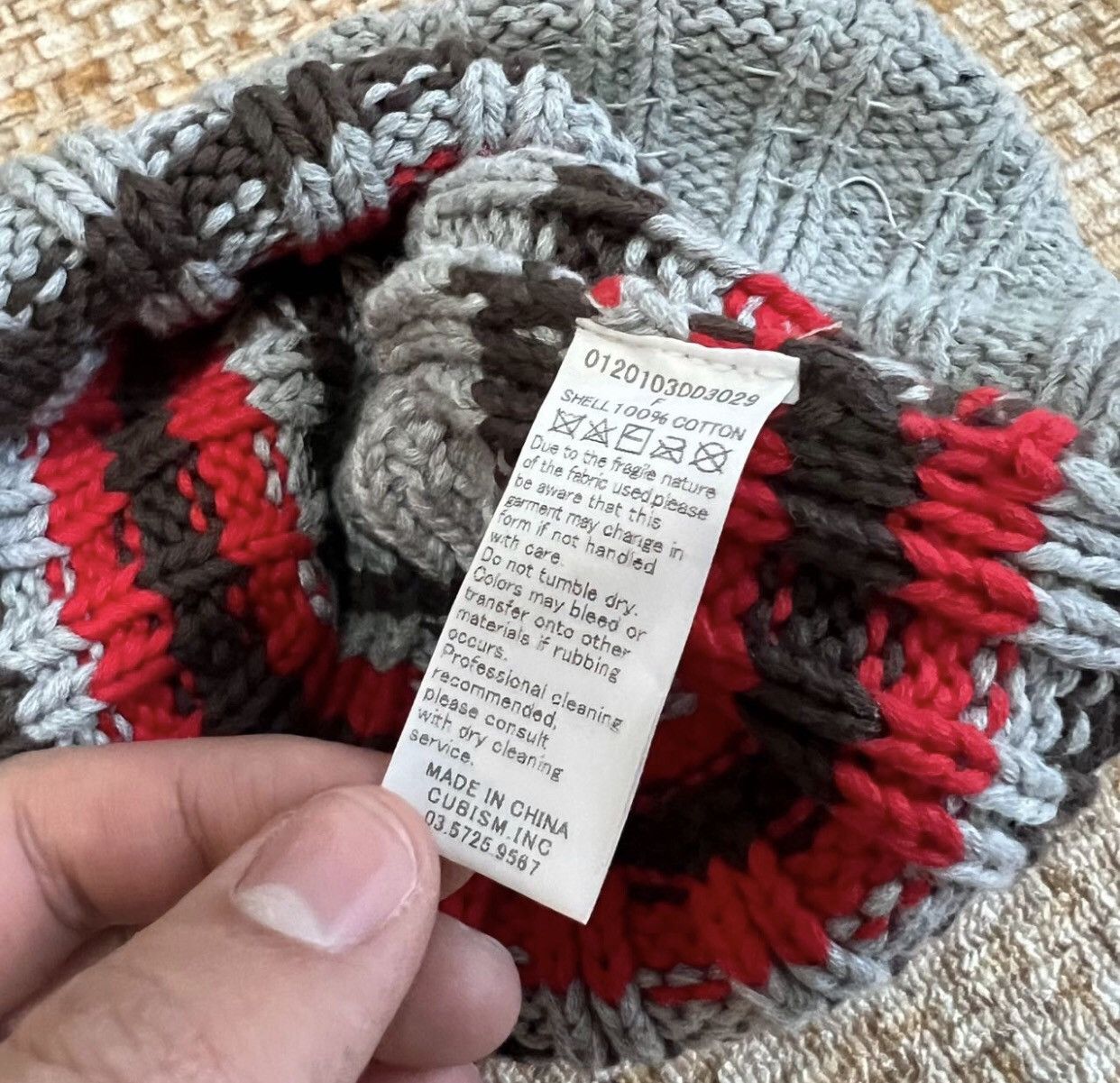Visvim VISVIM KNIT CAP HAND KNIT 20SS COLD HAT THIN HAT KNITED HAT Size ONE SIZE - 5 Thumbnail