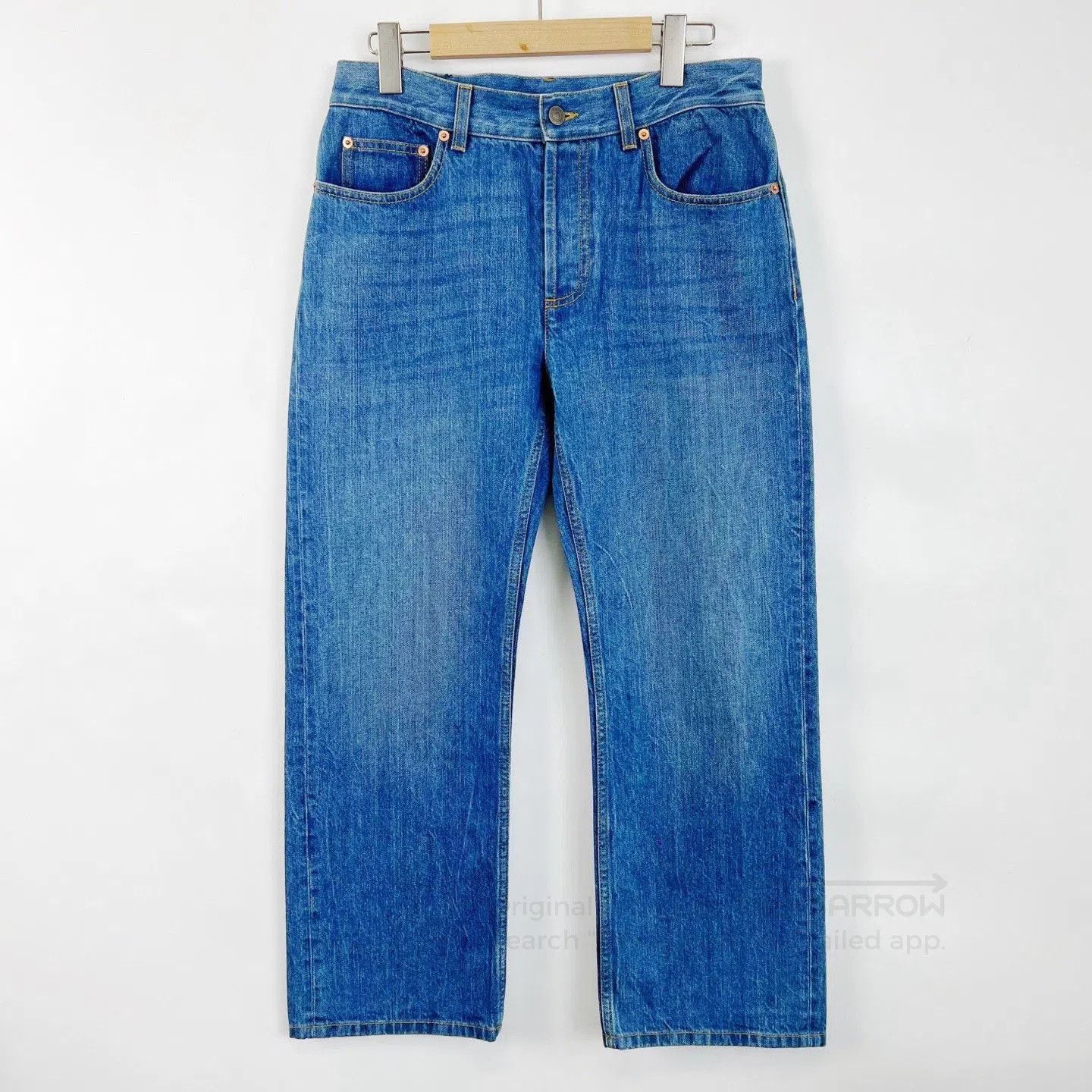 Gucci Gucci x Disney Blue Straight Wide-Leg Jeans. Size 28" / US 6 / IT 42 - 1 Thumbnail